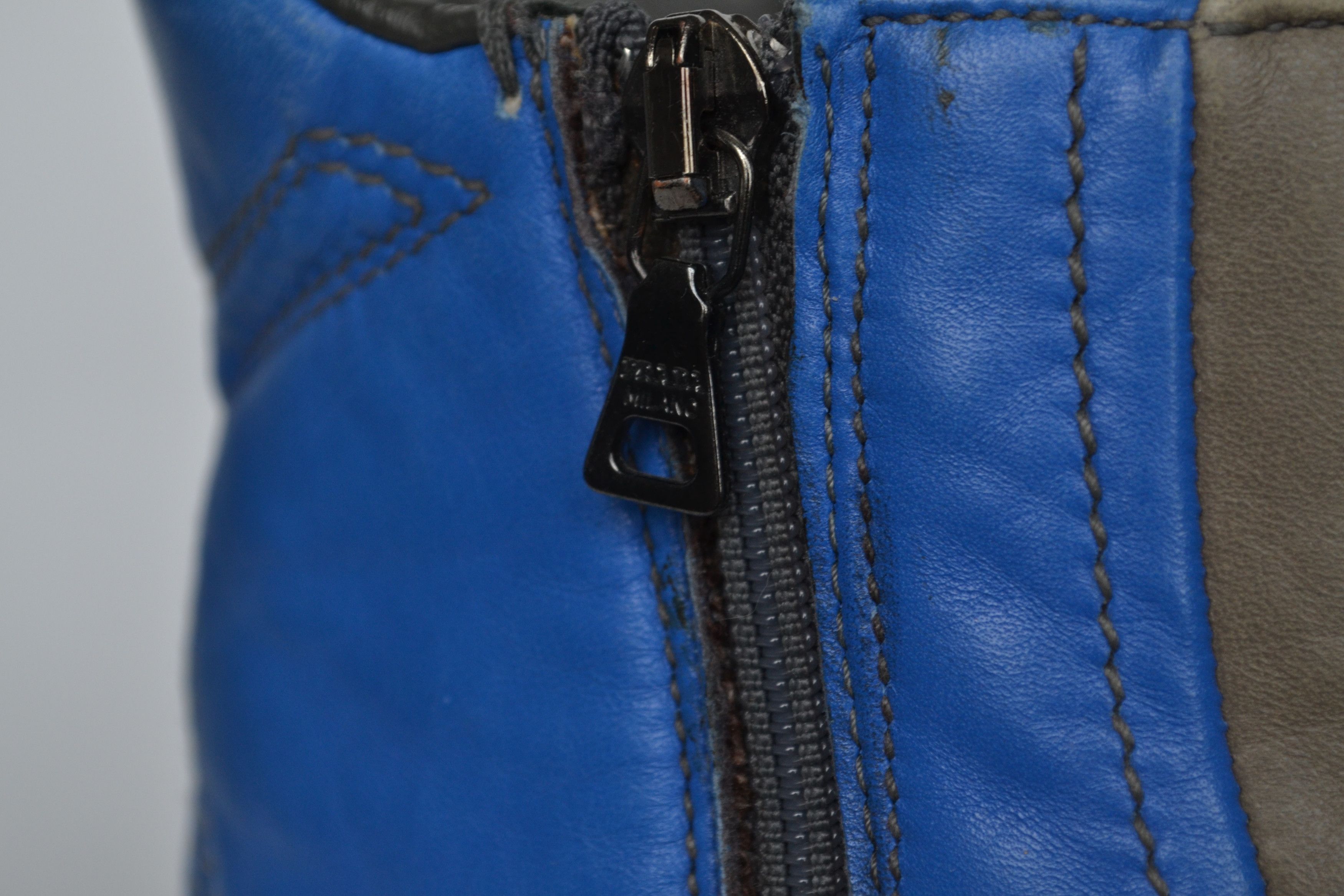 Prada PRADA Boots Vintage Leather Astro Blue Grey 1999 Shoes Size US 8 / EU 41 - 9 Thumbnail