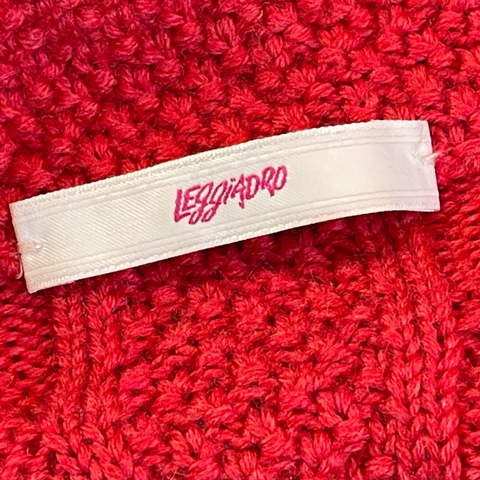 Other Leggiadro Raspberry Cable Knit Toggle Cardigan Size L Size L / US 10 / IT 46 - 5 Thumbnail