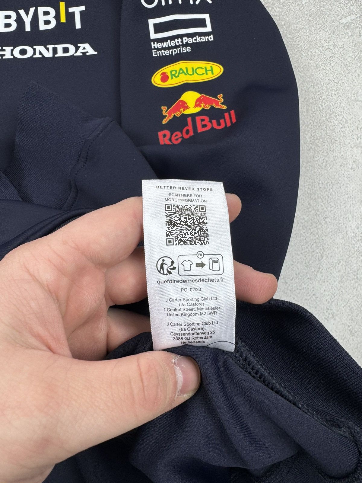 Red Bull Red Bull Racing F1 Team 2023 Blue Pepe Jeans Hoodie Pullover Size US L / EU 52-54 / 3 - 11 Thumbnail