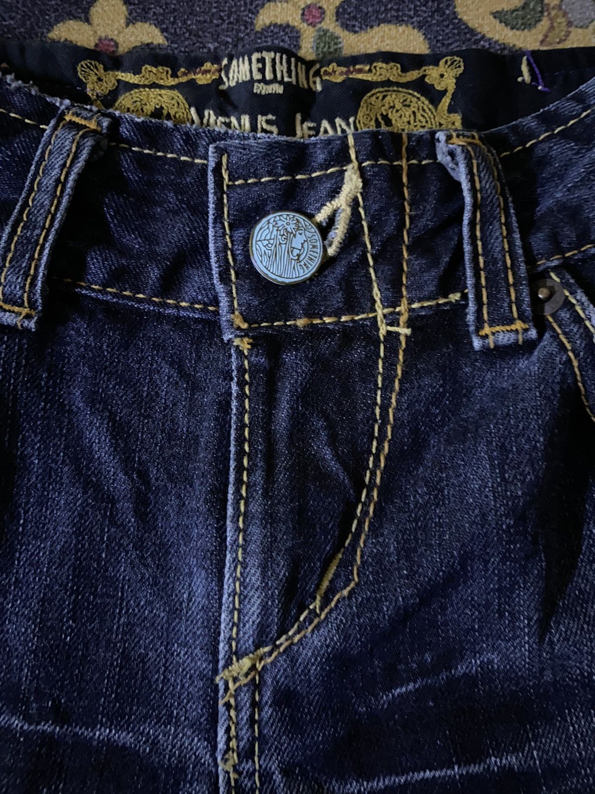 Edwin 🔥FLARE🔥🔥Something Edwin Vienus Jean Flare Denim Size US 27 - 3 Thumbnail