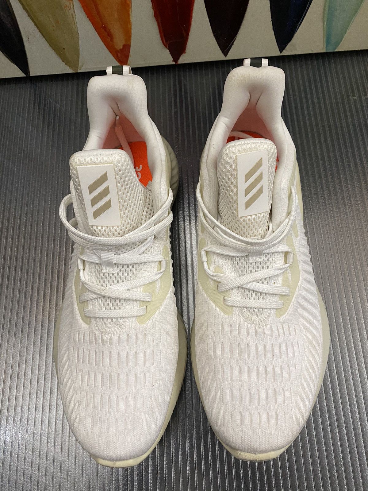 Adidas adidas Alphabounce Plus Great White 10 VGC Size US 10 / EU 43 - 3 Thumbnail