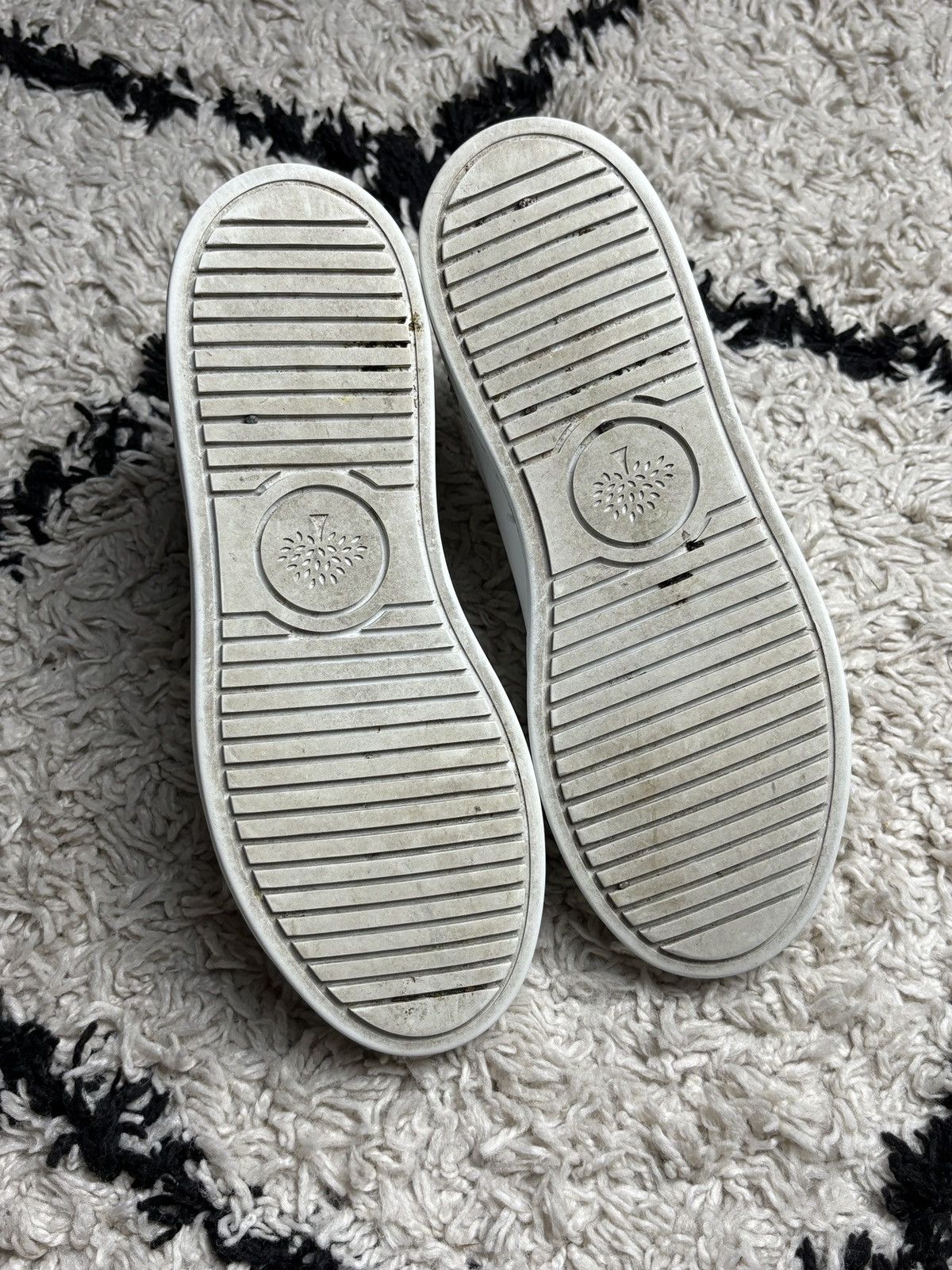 Mulberry Mulberry White Leather Low Top Sneakers Trainers Size US 6 / IT 36 - 10 Thumbnail