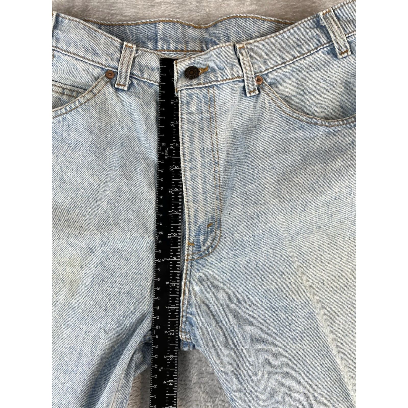 Levi's VINTAGE Levi's 550 Shorts Men 29 Blue Denim 100% Cotton Relaxed Fit 90s Orange Tab Jorts Casual Size US 29 - 7 Thumbnail