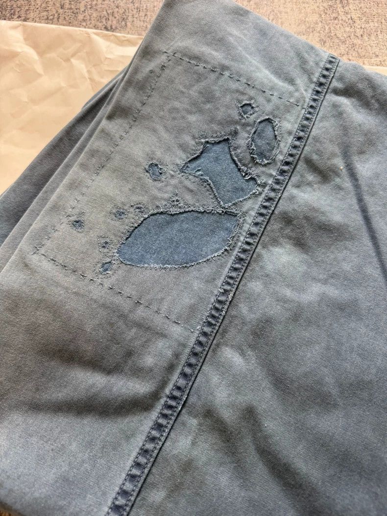 パンツ vlsvim EX WIDE CHINO PANTS CRASH(INDIGO2 EX WIDE CHINO