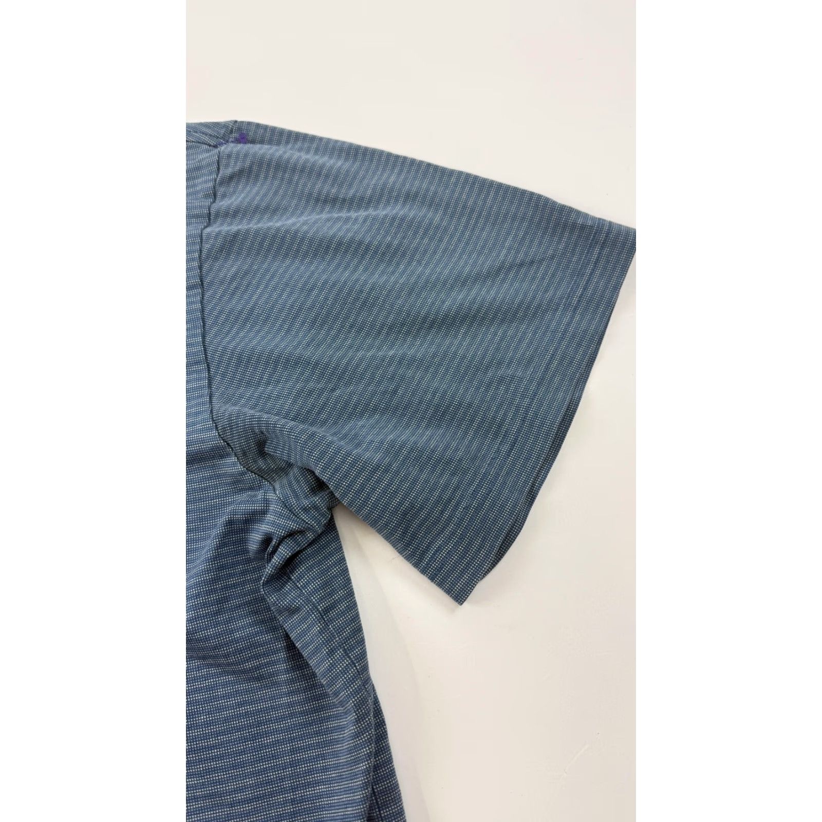Vintage VINTAGE Turnbury Polo Shirt Mens L Blue Mercerized Pima Cotton Striped Knit Golf Size US L / EU 52-54 / 3 - 5 Thumbnail