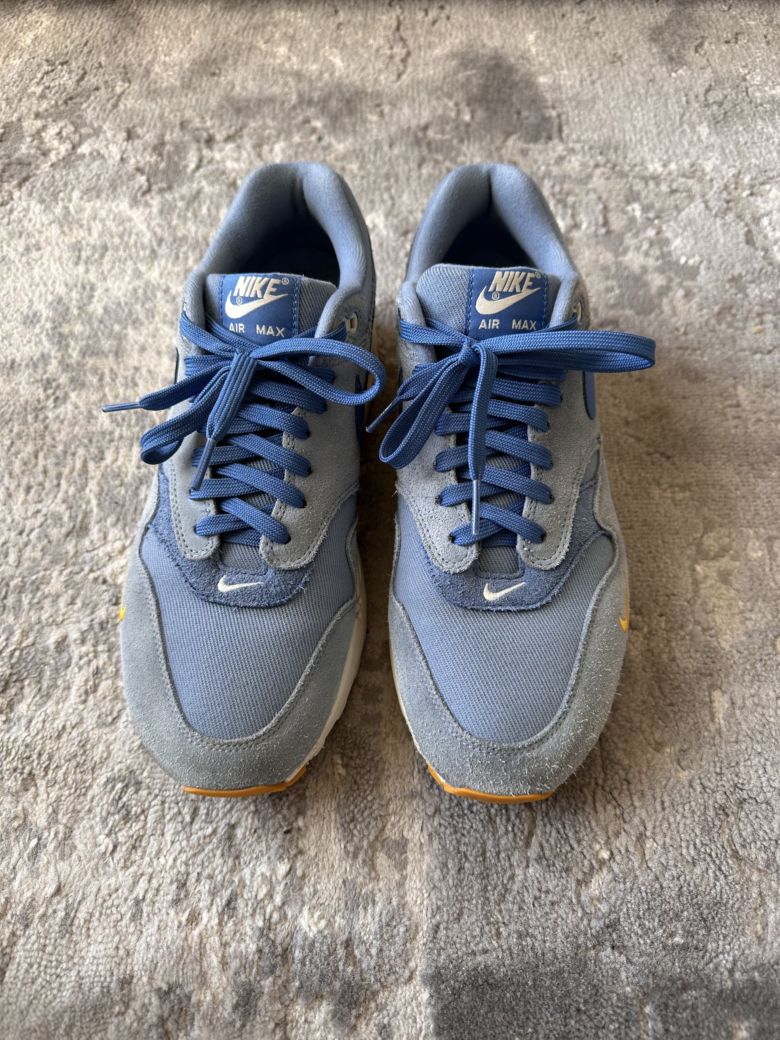 Nike Nike Air Max 1 Mini Swish Work Blue Size US 10 / EU 43 - 1 Thumbnail