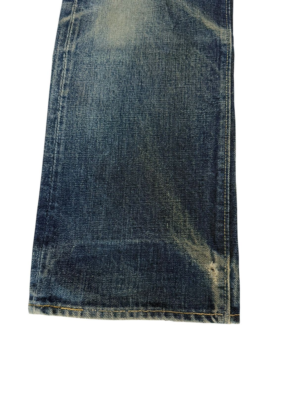 Denime DENIME Made In Japan Redline Selvedge Distressed Jeans Size US 27 - 5 Thumbnail