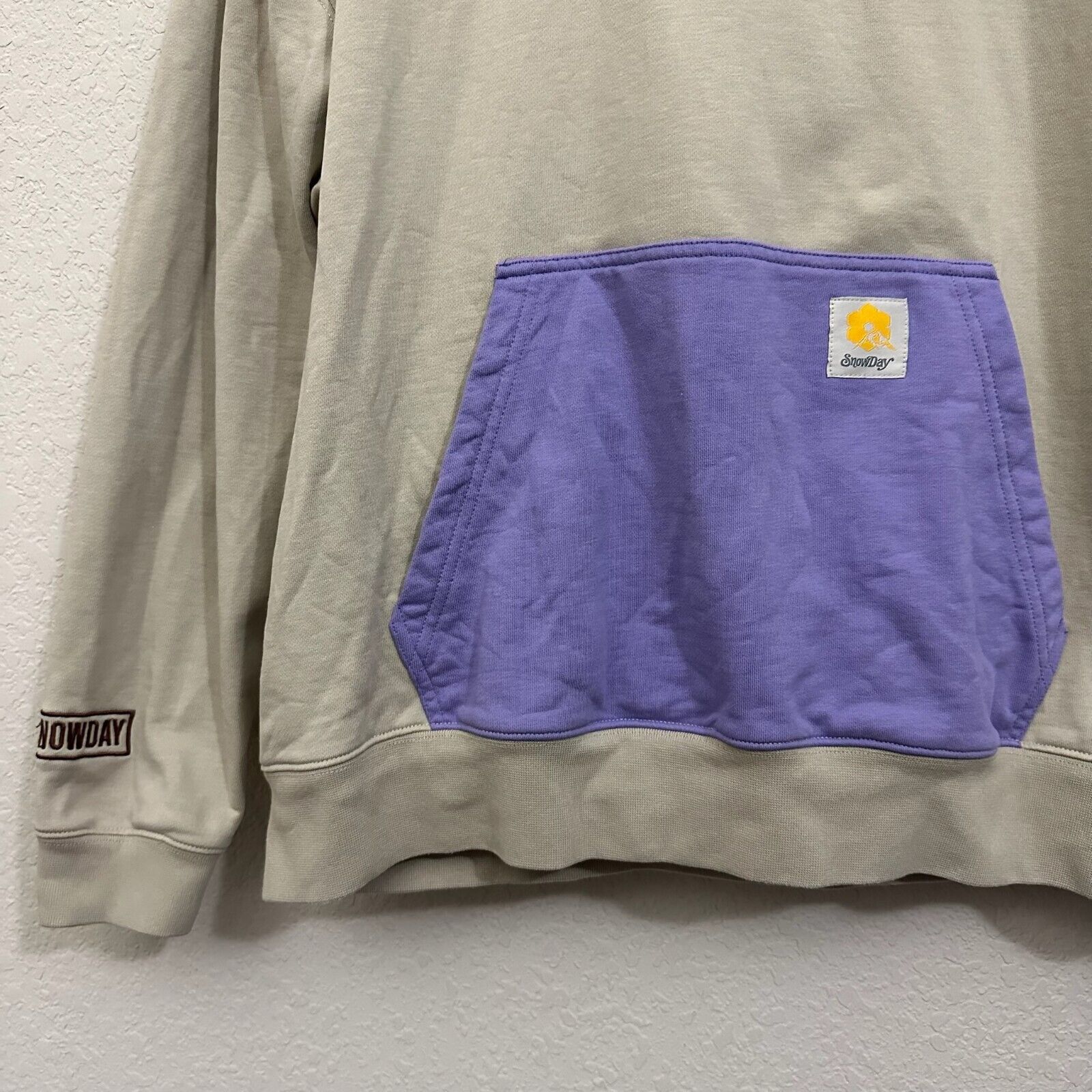Designer × Japanese Brand SNOWDAY x JAPANESE Streetwear Men's Two-Tone Pullover Hoodie Size US L / EU 52-54 / 3 - 5 Thumbnail