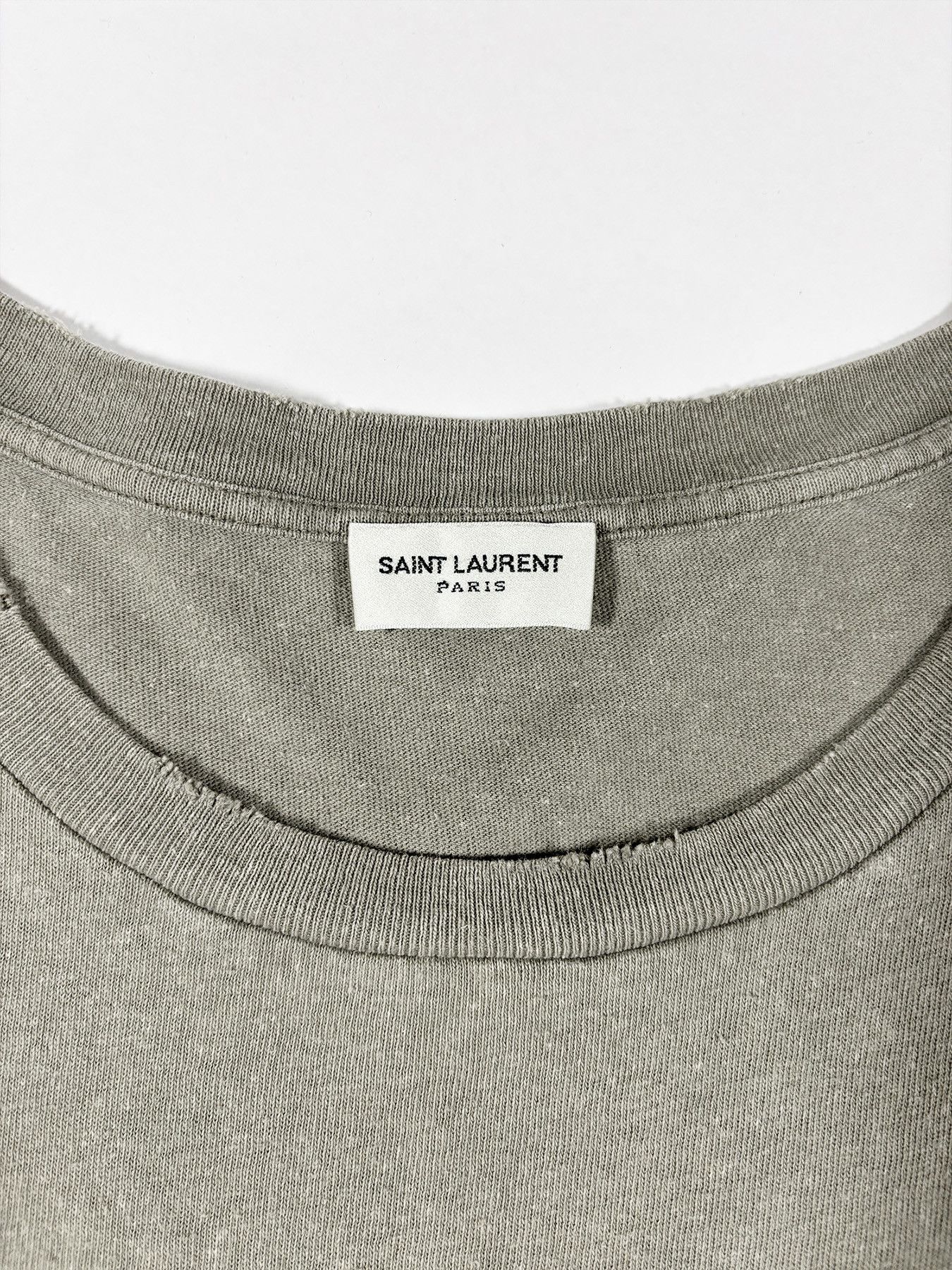 Saint Laurent Paris Rive Gauche Logo Tee Size US M / EU 48-50 / 2 - 5 Thumbnail