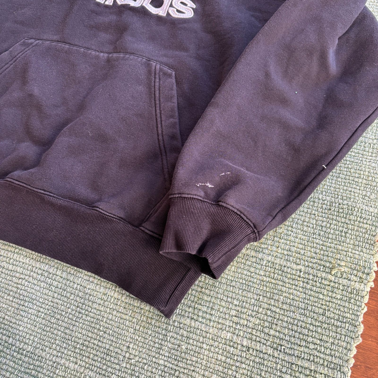 Adidas Vintage faded black baggy adidas hoodie size large Size US L / EU 52-54 / 3 - 5 Thumbnail