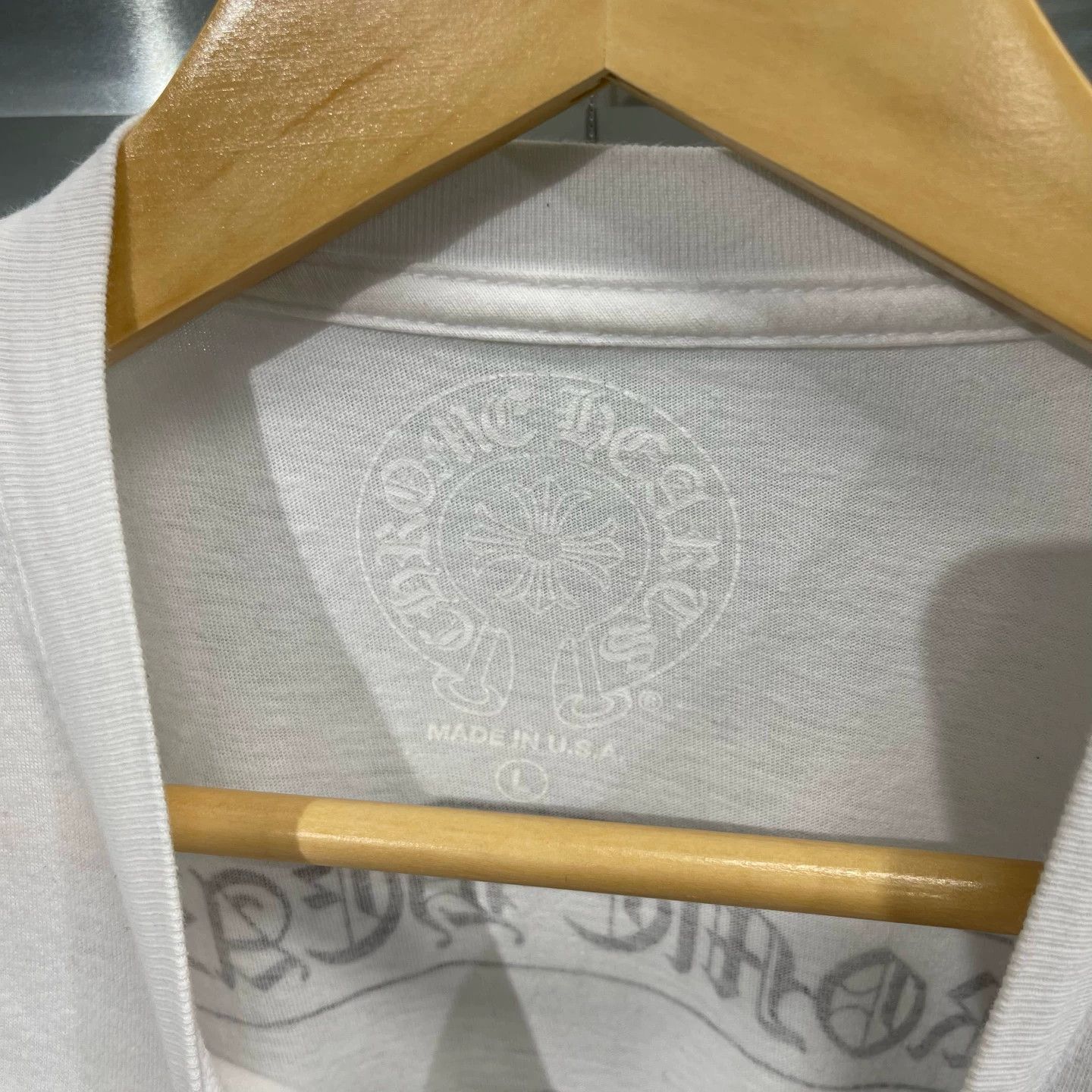 Chrome Hearts Chrome Hearts Foti 9-Grid Skull White Short Sleeve Tee Size US L / EU 52-54 / 3 - 3 Thumbnail