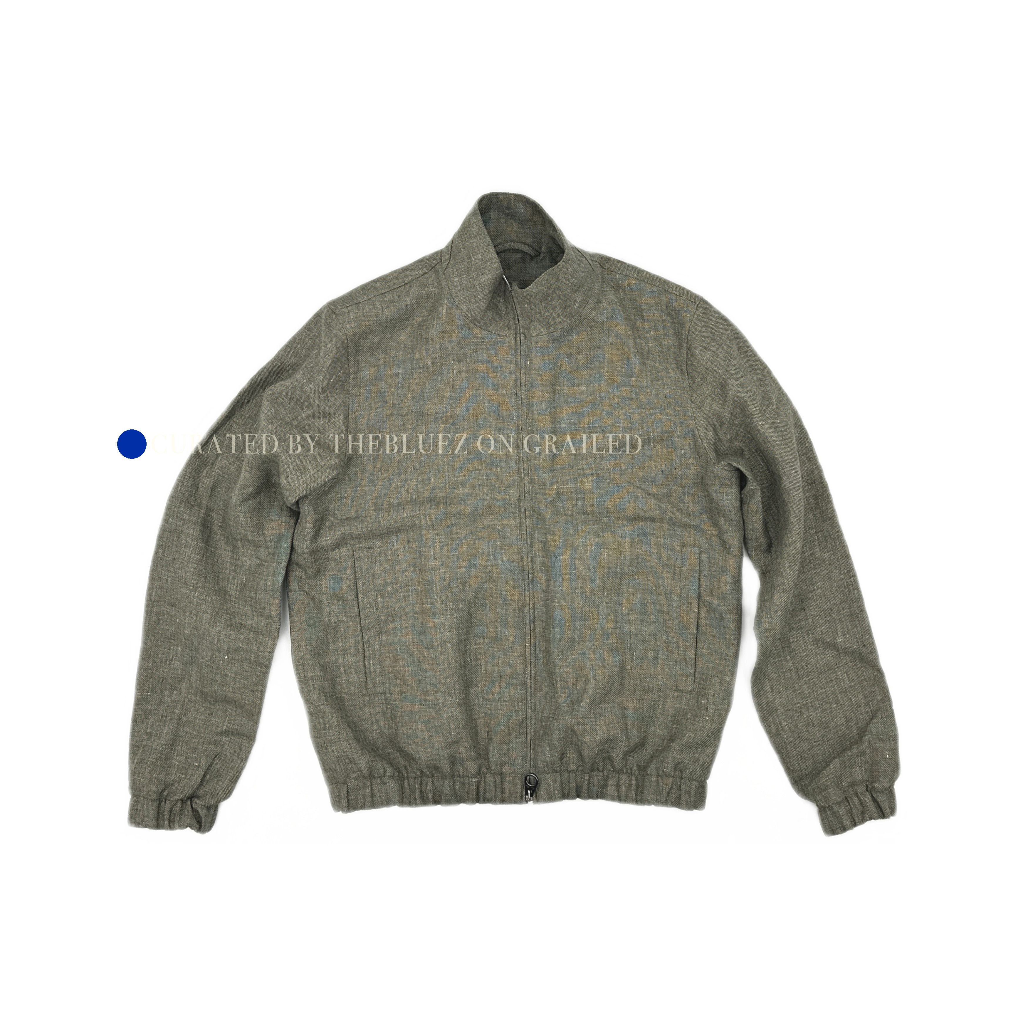Loro Piana Green Lightweight Zip-Up Jacket - Size M Size US M / EU 48-50 / 2 - 1 Thumbnail