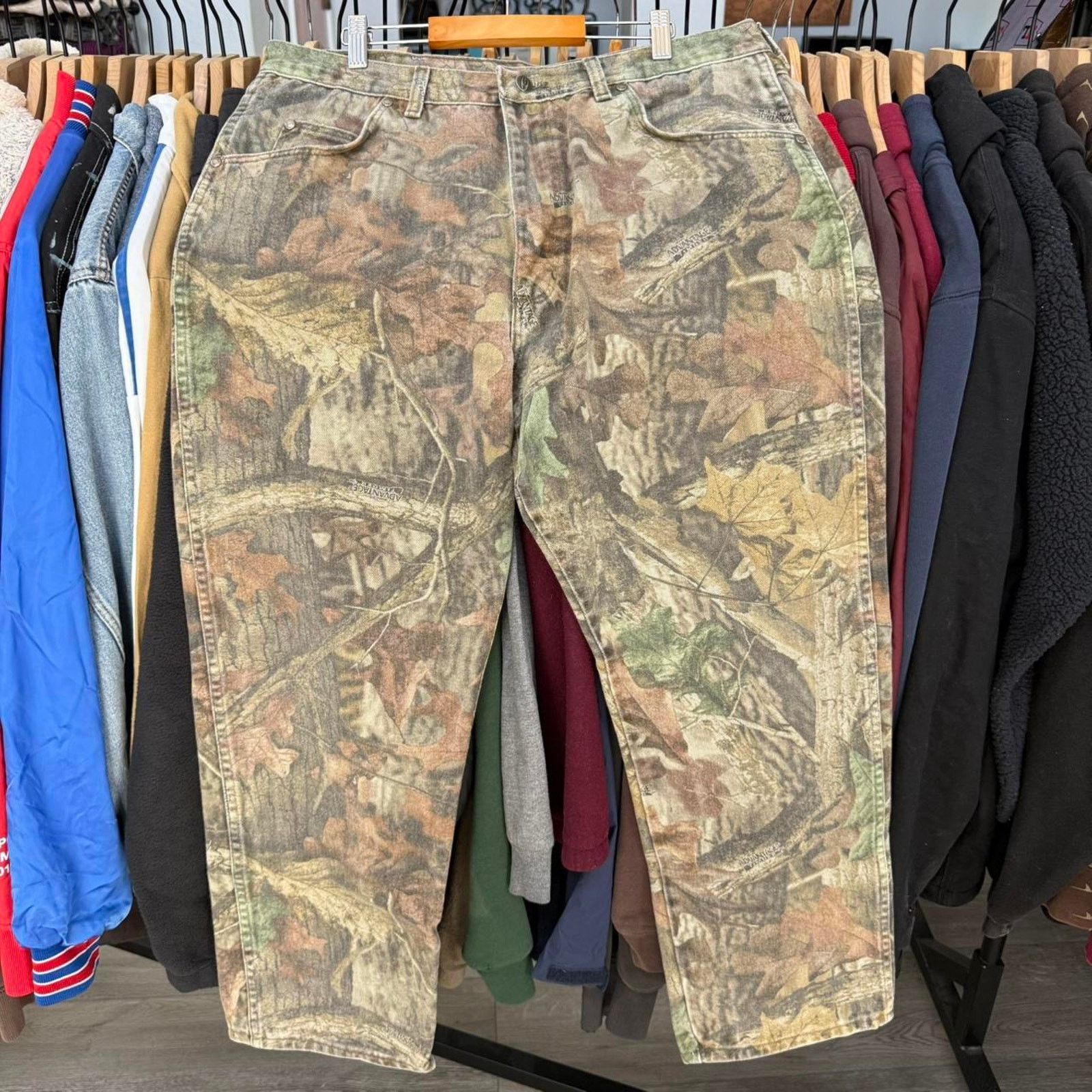 Wrangler Vintage 90s Wrangler Pro Gear Camo Pants Size US 35 - 4 Thumbnail
