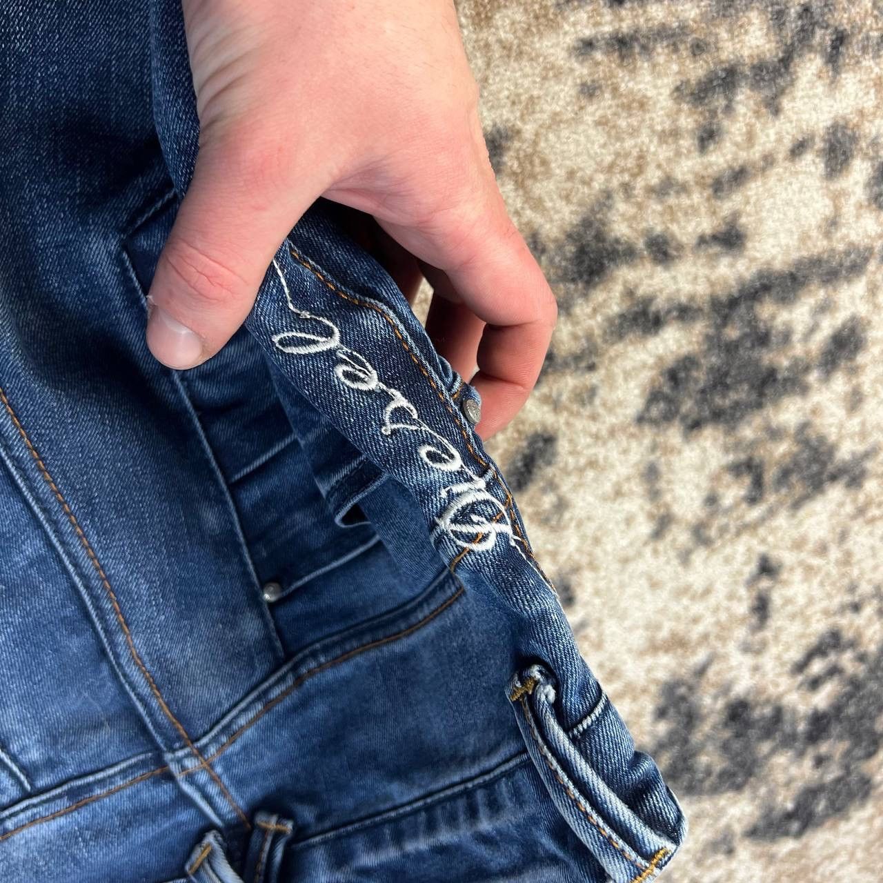 Diesel Diesel Luxury Mini Logo Distressed Style Denim Jeans Size US 32 / EU 48 - 7 Thumbnail