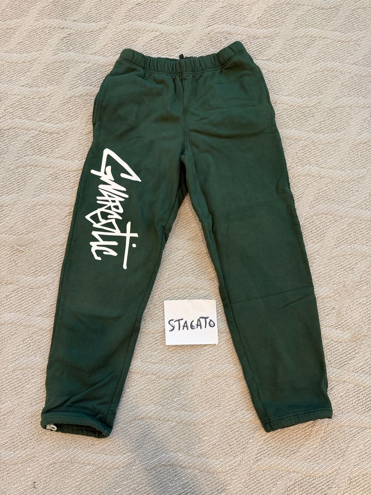 Gnarcotic Gnarcotic Lil Gnar Logo Sweatpants Green Small Size US 30 / EU 46 - 1 Thumbnail