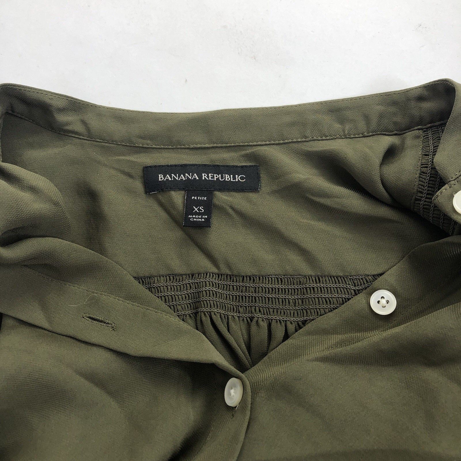Banana Republic Banana Republic Women Tie-waist Top Blouse Size XS High-low Size XS / US 0-2 / IT 36-38 - 9 Thumbnail
