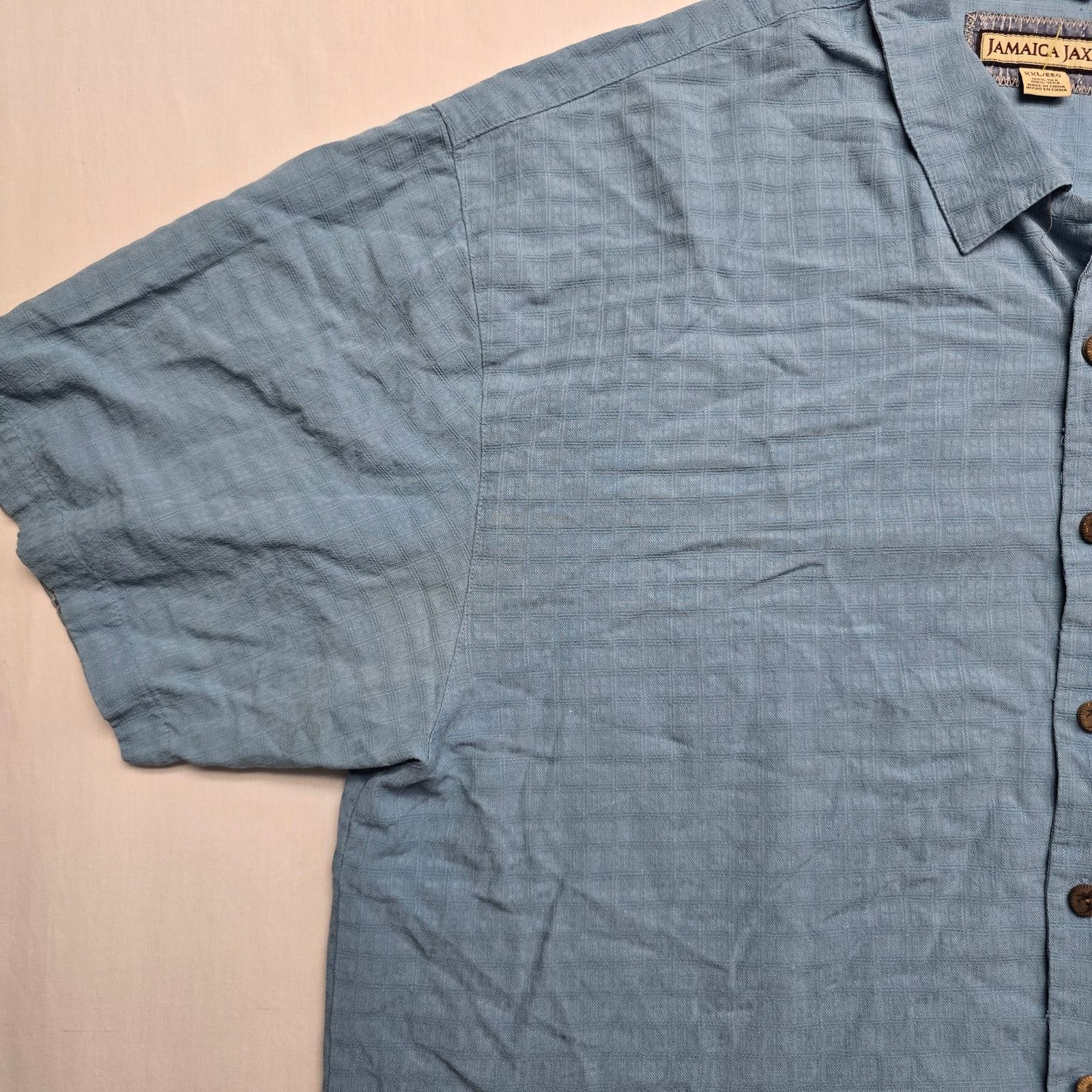 Other Jamaica Jaxx Button Up 2XL Blue Island Hawaiian Camp Shirt Size US XXL / EU 58 / 5 - 3 Thumbnail