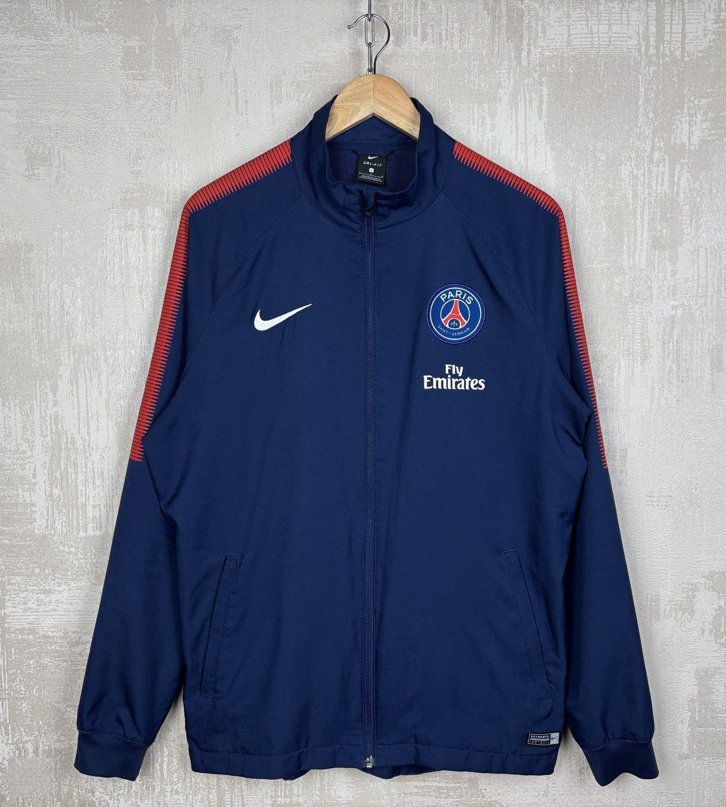 Nike Nike Paris Saint-Germain PSG Soccer Track Jacket Top Size US L / EU 52-54 / 3 - 1 Thumbnail