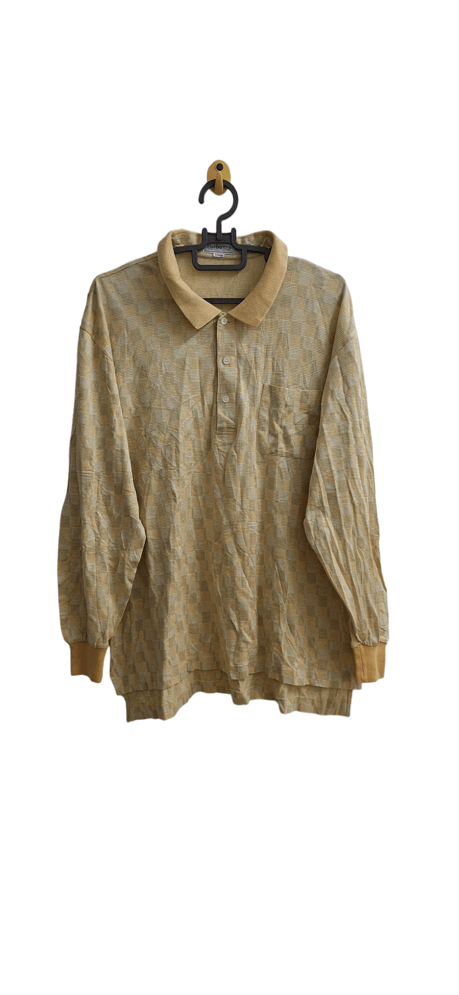Burberry × Vintage Vintage Burberry Check Longsleeve Size US L / EU 52-54 / 3 - 1 Thumbnail