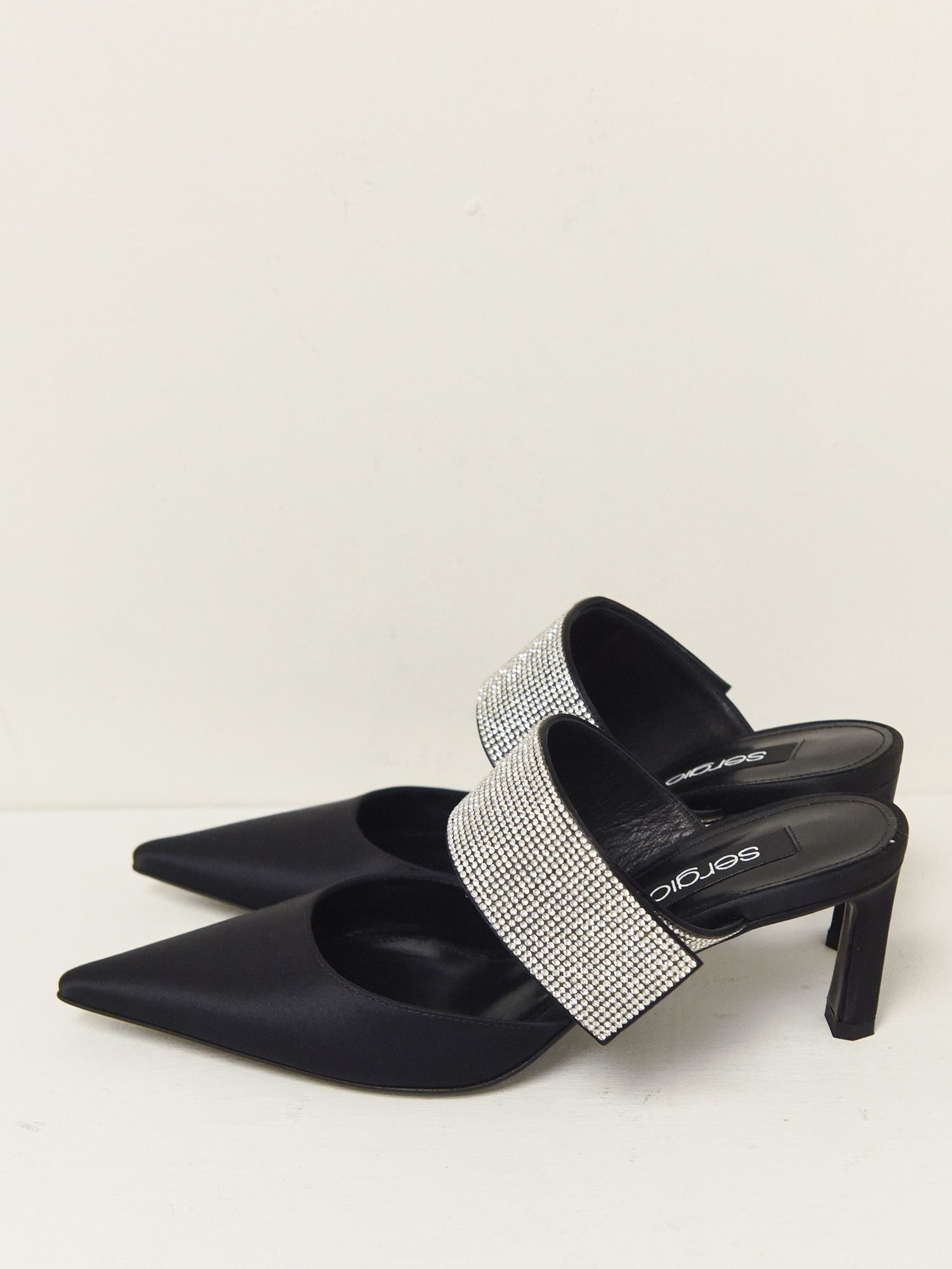 Sergio Rossi SERGIO ROSSI Paris Satin Mules Size US 6 / IT 36 - 3 Thumbnail
