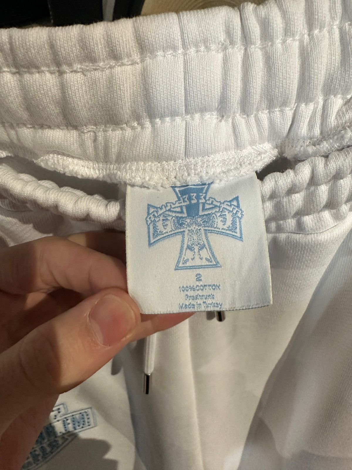 murd333r.fm Murder FM White Sweatpants Sz.M Size US 32 / EU 48 - 4 Thumbnail