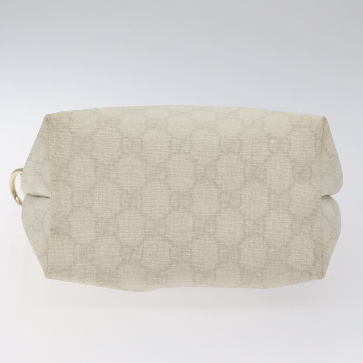 Gucci GUCCI GG Supreme Tote Bag Pvc White Gold Size ONE SIZE - 9 Thumbnail