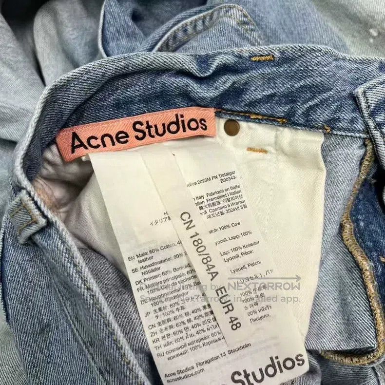 Acne Studios Acne Studios Wide Leg Ink Stained Mud Dye Jeans Size US 32 / EU 48 - 5 Thumbnail