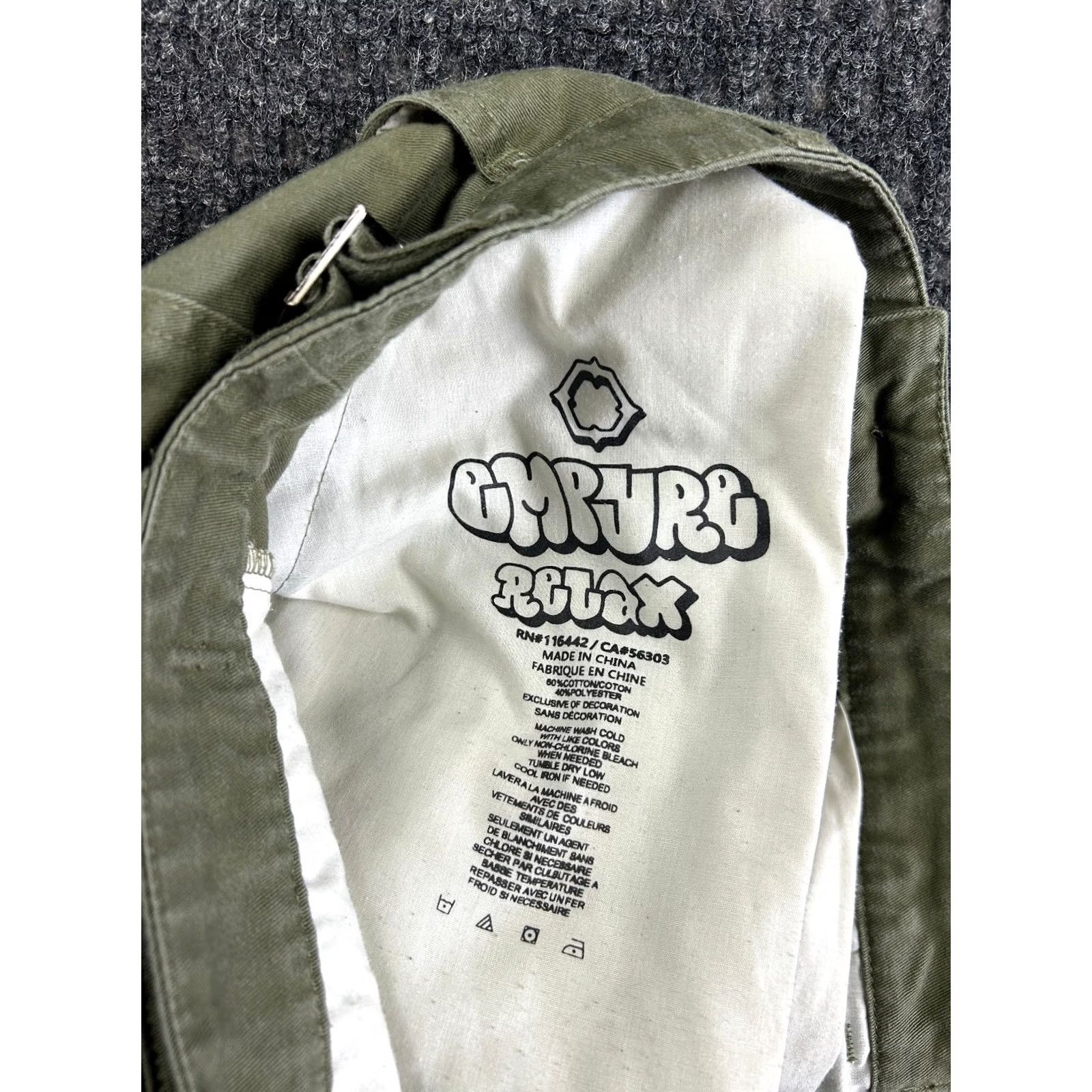 Empyre Empyre Cargo Pants 34 Brown Wide Leg 90s Grunge Skater Y2K Men Regular 5-Pocket Denim Cotton Black? Wait. Size US 34 / EU 50 - 4 Thumbnail