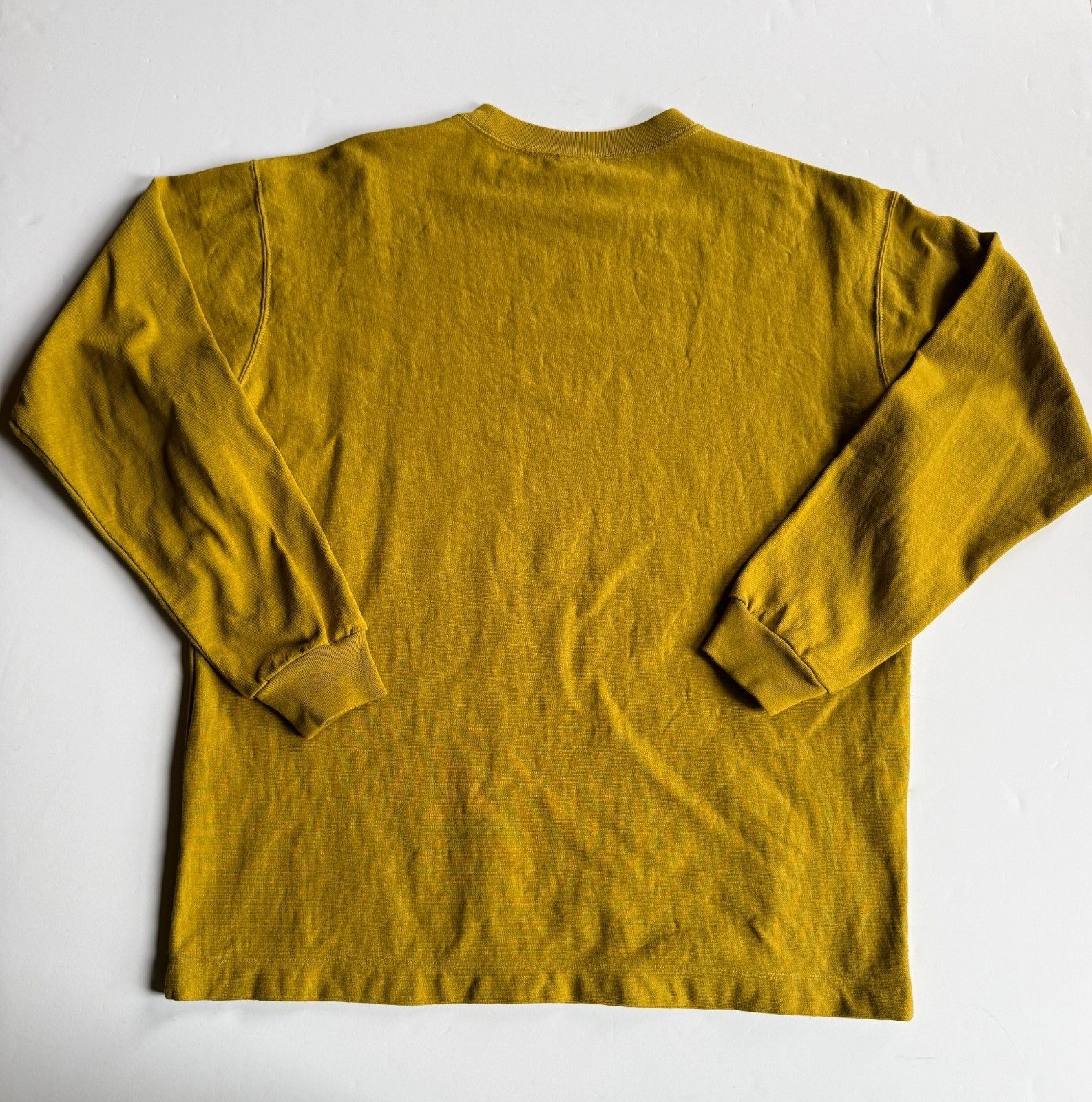 United Arrows United Arrows Beauty & Youth Heavy LS Mustard Yellow T-Shirt Size US L / EU 52-54 / 3 - 6 Thumbnail