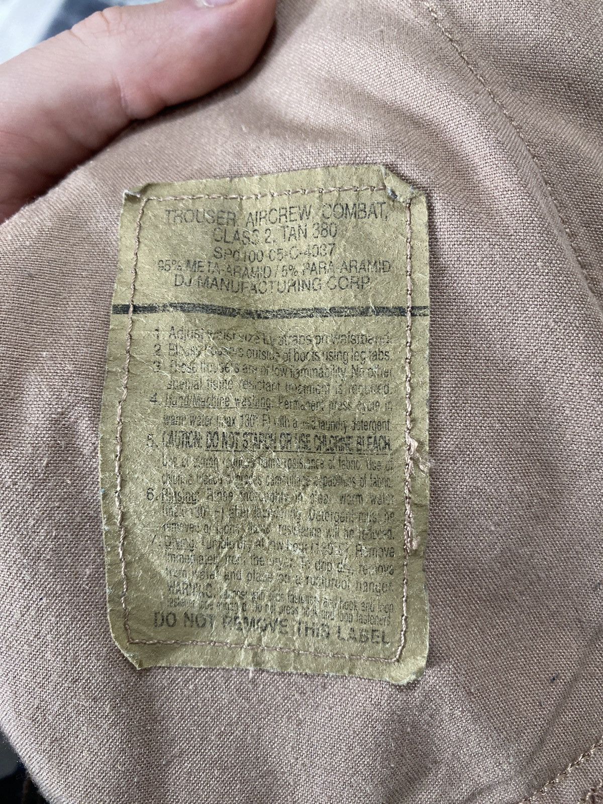 Vintage Vintage military aircrew combat rare cargo trousers Size US 32 / EU 48 - 3 Thumbnail