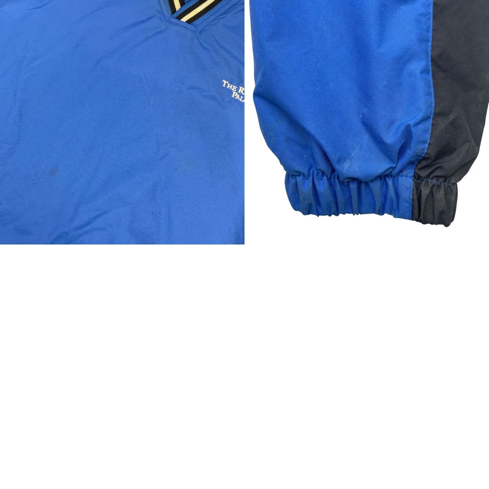 Holloway Holloway Ritz Carlton Palm Beach Men's Windbreaker Track Suit Blue/Black/White 2 Piece Medium Nylon 100% Wind Resistant Pockets Size 40R - 11 Thumbnail