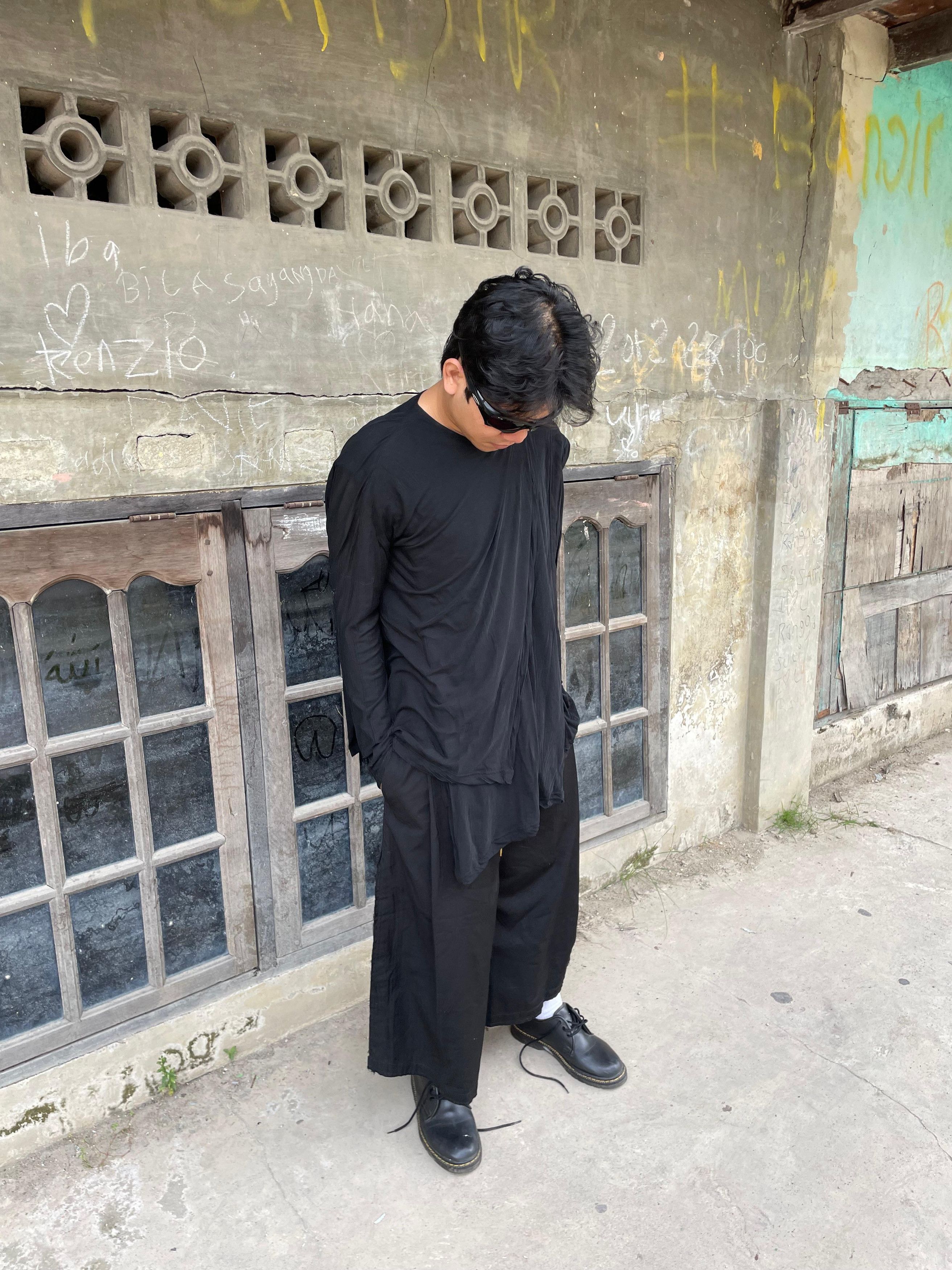 Yohji Yamamoto Yohji Yamamoto Assymetrical Multi Layered Long Sleeve Size US L / EU 52-54 / 3 - 5 Thumbnail
