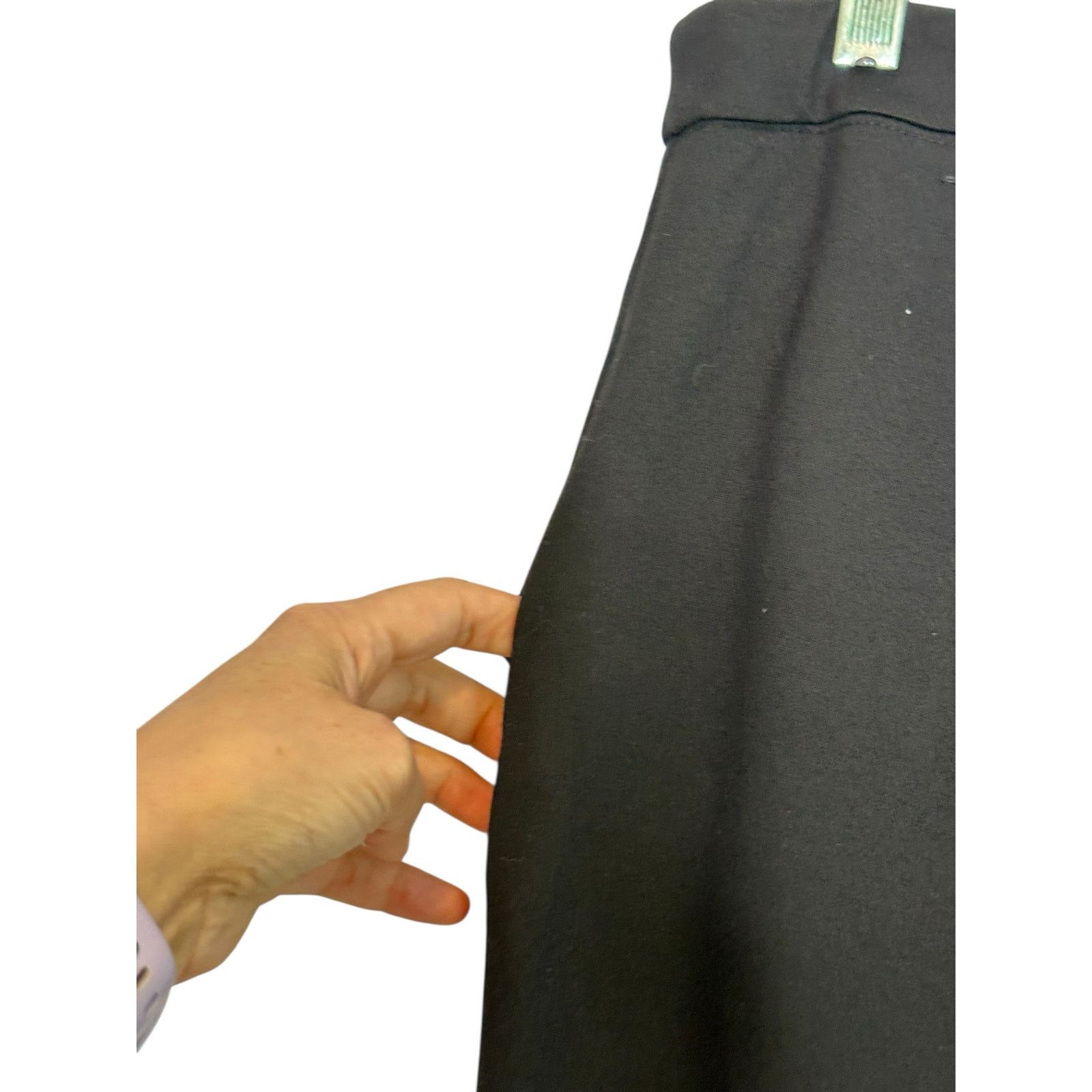 Rachel Zoe Rachel Zoe black wide legs pull on high waist pants size 10 Size 32" / US 10 / IT 46 - 9 Thumbnail