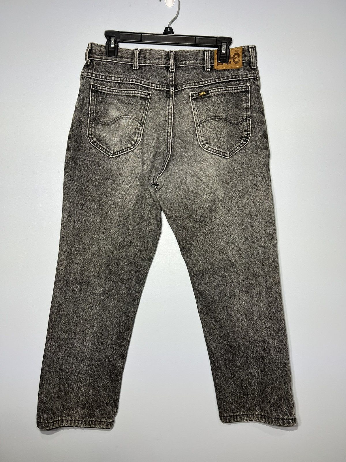 Lee Lot (2) 80-90s Lee Riders Faded Wash Denim 34x30 Union Tag Size US 34 / EU 50 - 10 Thumbnail