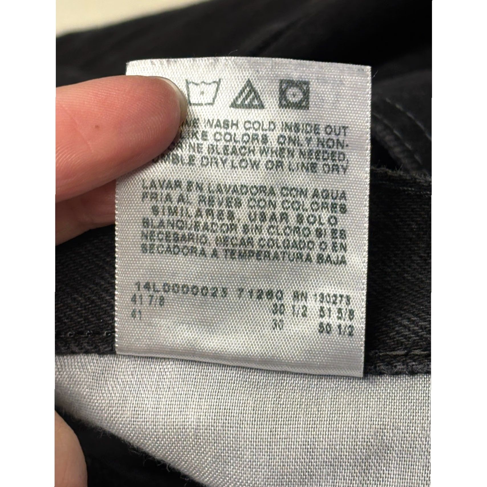 Wrangler Wrangler Jeans Regular Fit Black 40x30 Straight Men 96501CB Denim 5-Pocket Work Casual Size US 40 / EU 56 - 6 Thumbnail