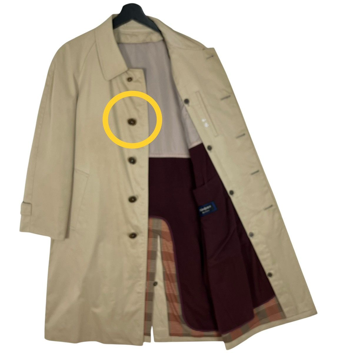 Designer × Yves Saint Laurent YSL Yves Saint Laurent Diffusion Hommes Trench Coat Size US S / EU 44-46 / 1 - 7 Thumbnail