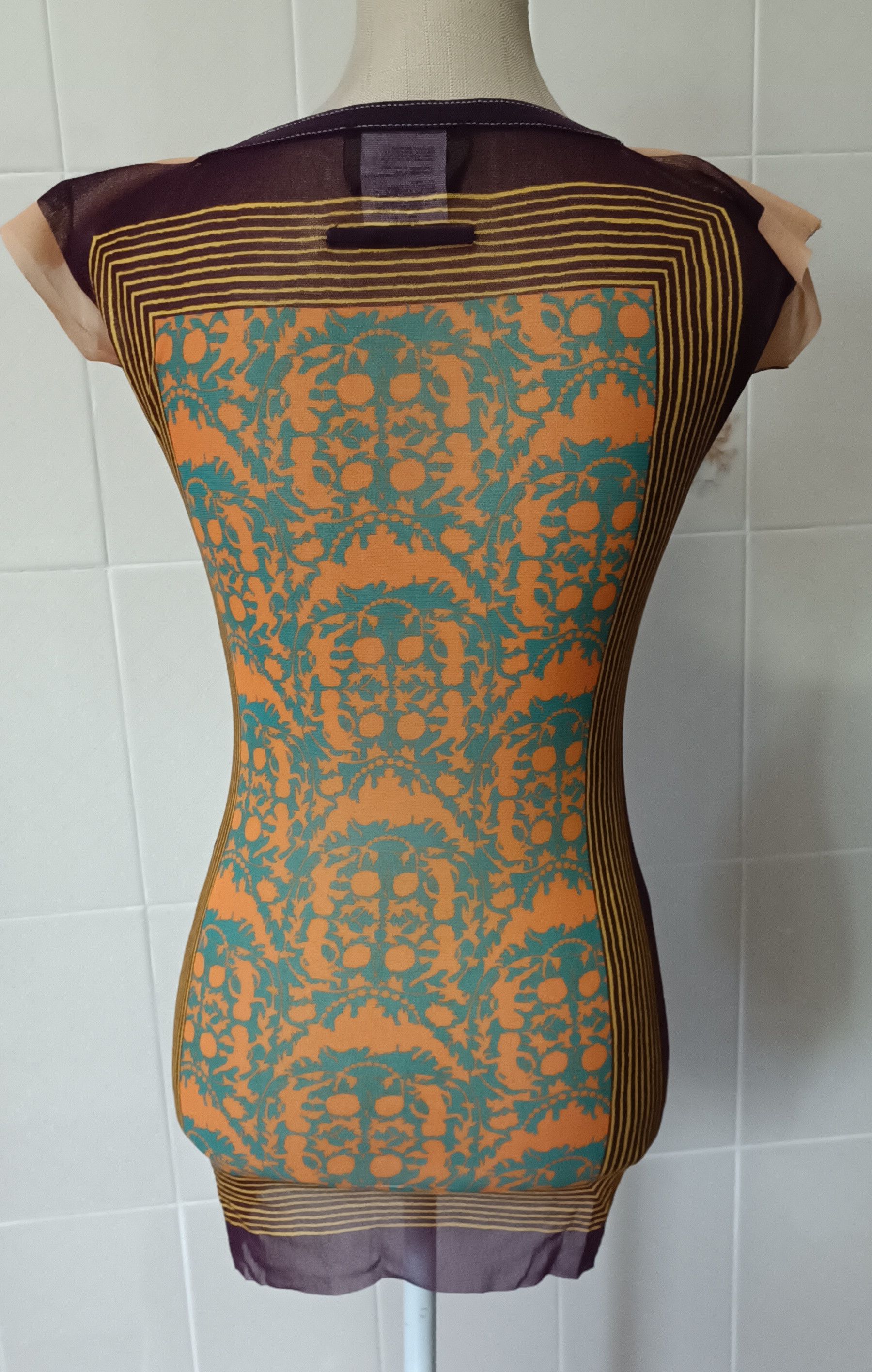Jean Paul Gaultier Angels mini dress, in nylon micromesh Size M / US 6-8 / IT 42-44 - 4 Thumbnail