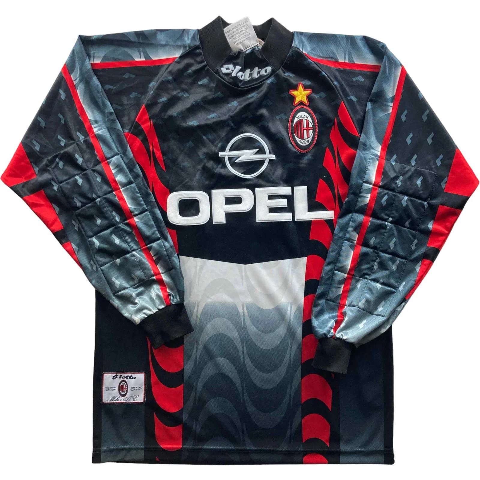 Lotto Sport AC Milan 1997-98 Lotto goalkeeper football jersey size S Size US S / EU 44-46 / 1 - 1 Thumbnail
