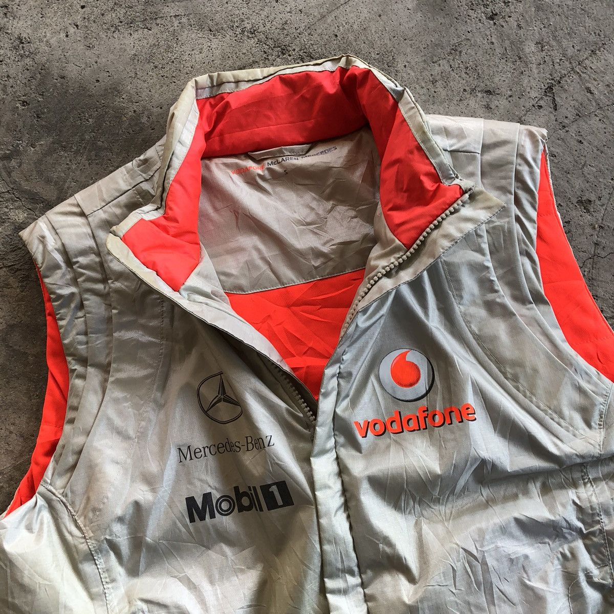 Formula 1 × Mercedes-Benz Vodafone McLaren Mercedes F1 Racing Vest Gilet Jacket Size US S / EU 44-46 / 1 - 5 Thumbnail