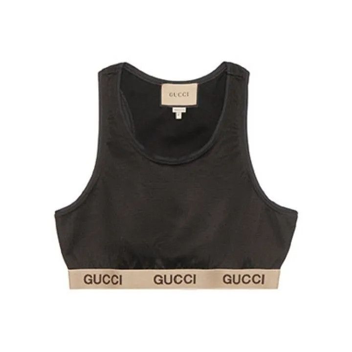 Gucci x The North Face Black Sports Bra