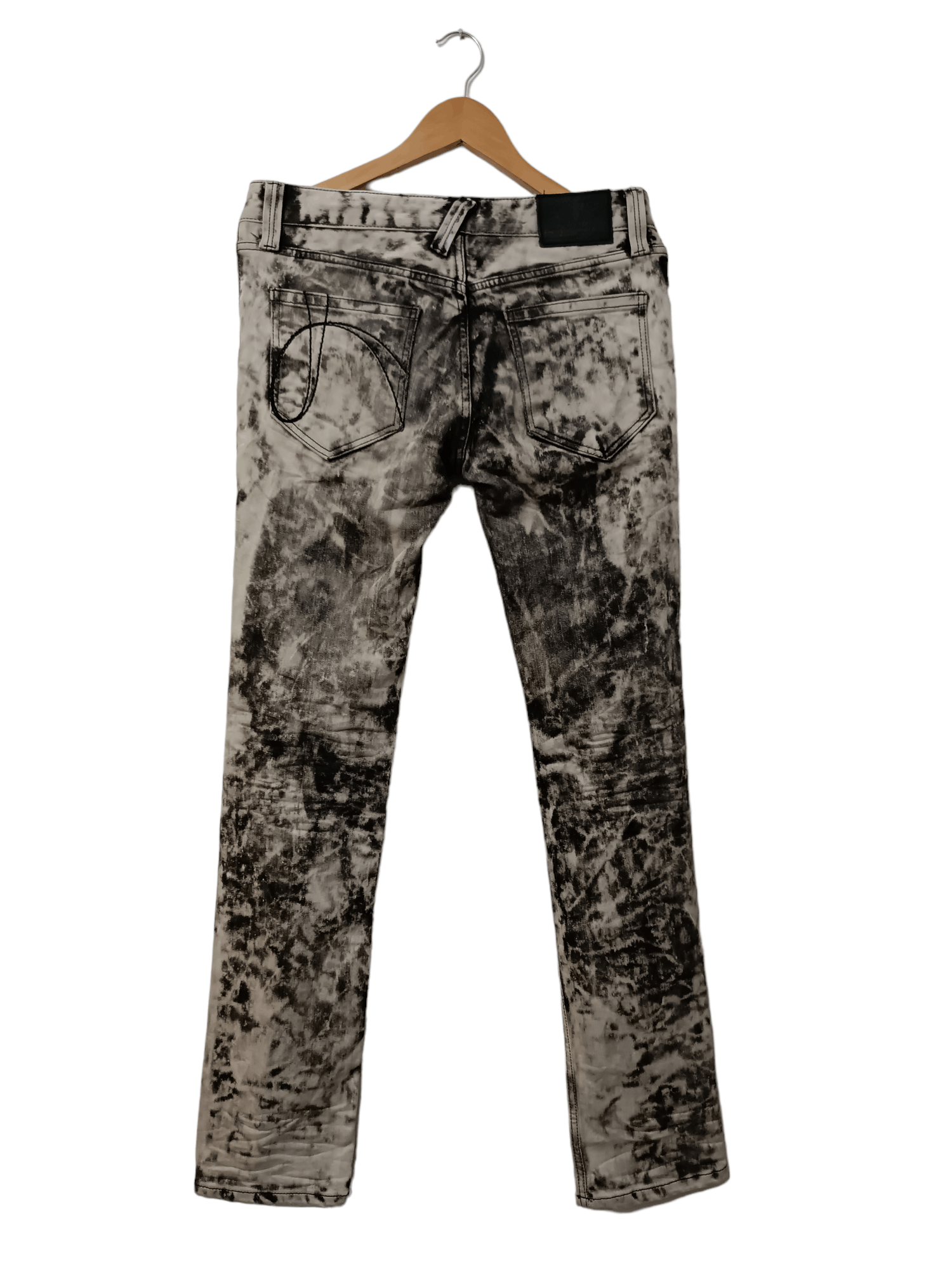 NO ID NO ID Japanese brand acid wash paint splatter Size US 32 / EU 48 - 2 Thumbnail