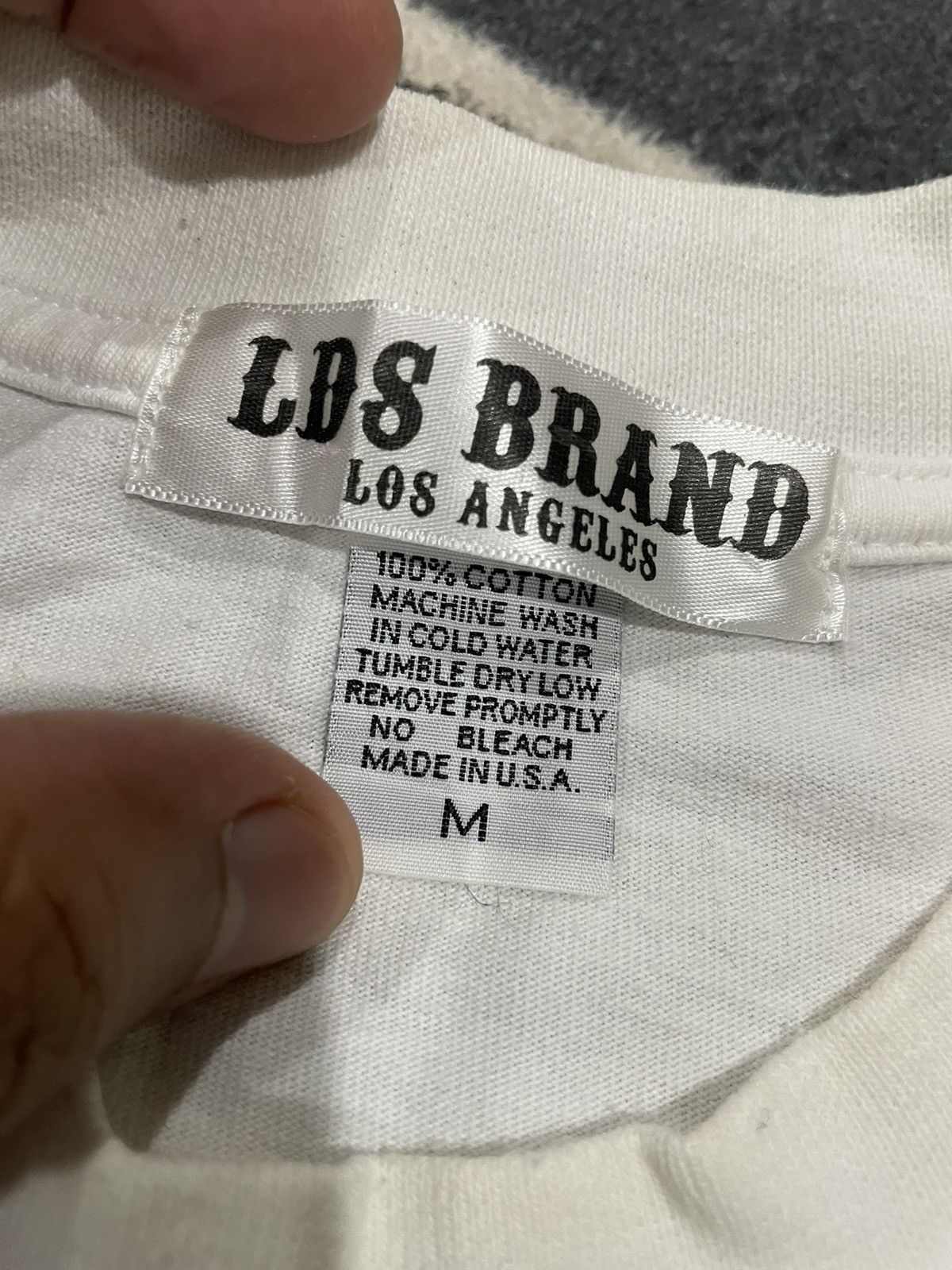 Los Angeles Apparel LDS Grateful Los Angeles Skull Distressed Tee Size US M / EU 48-50 / 2 - 13 Thumbnail