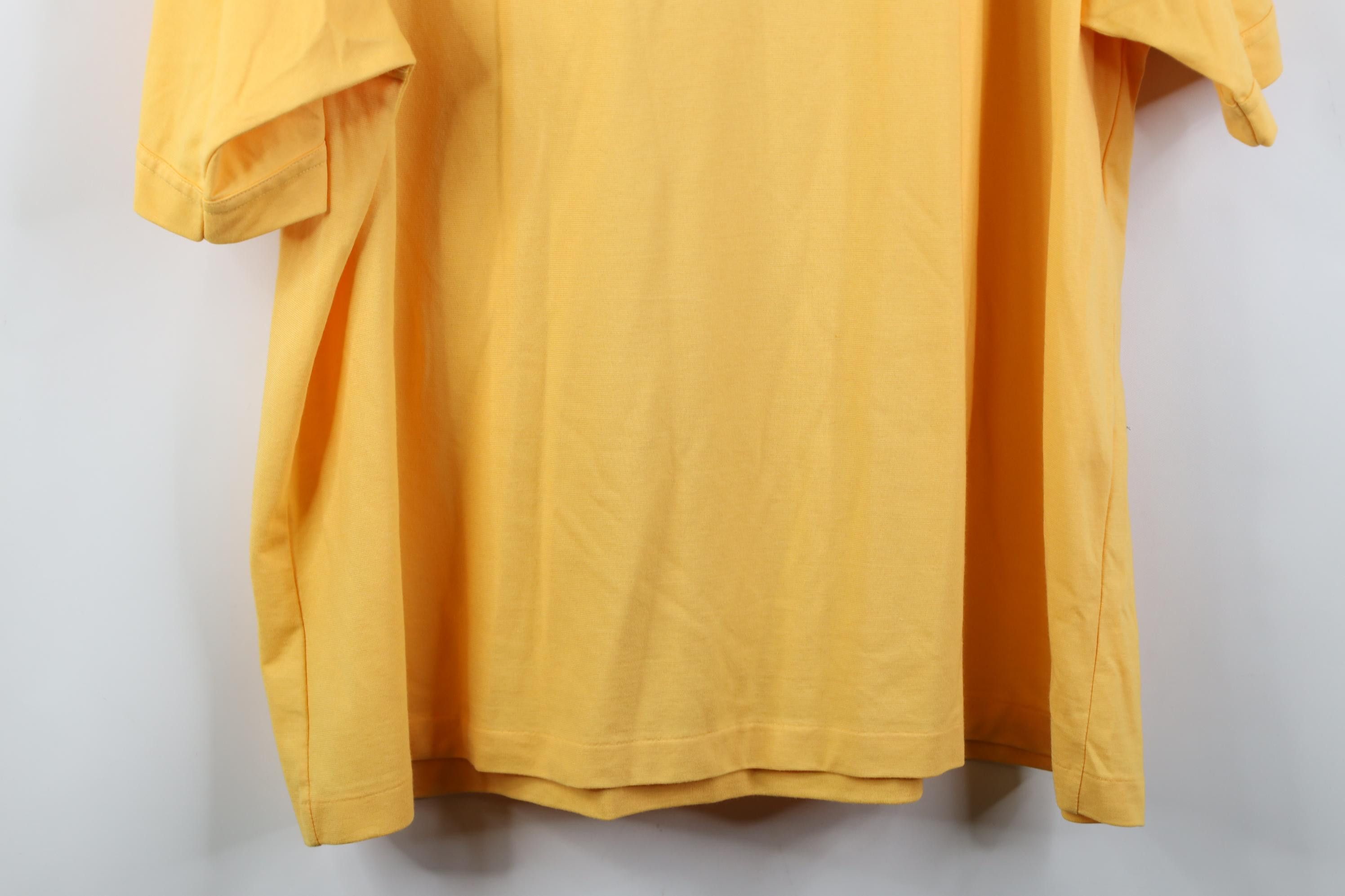 Vintage Vintage 80s 90s Streetwear Collared Golf Polo Shirt Yellow Size US XXL / EU 58 / 5 - 14 Thumbnail