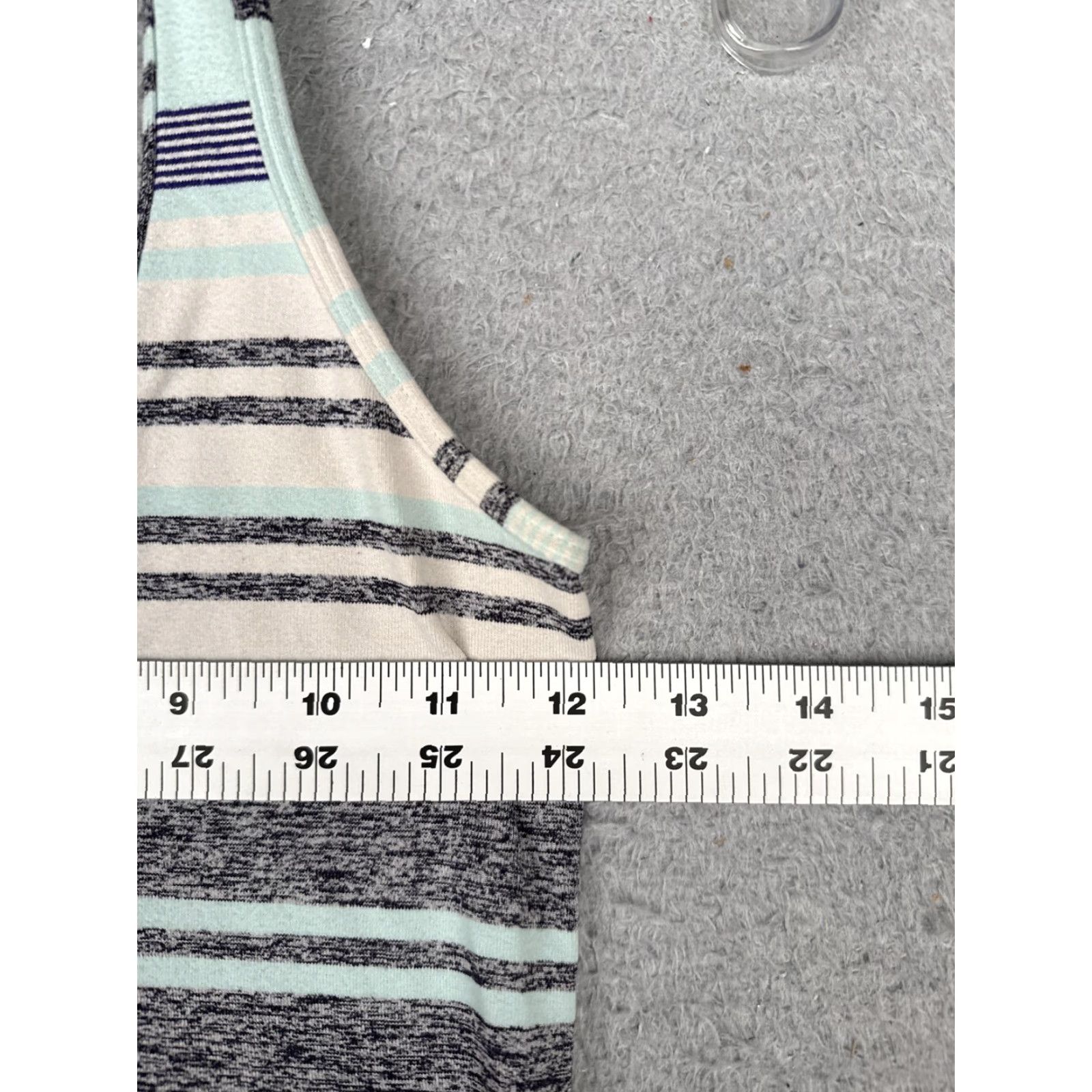 Lululemon Lululemon Tank Top Womens 2 Mint Blue Stripe Cool Racerback Athletic Shirt Tank Sleeveless Camisole Slim Fit Size XS / US 0-2 / IT 36-38 - 7 Thumbnail