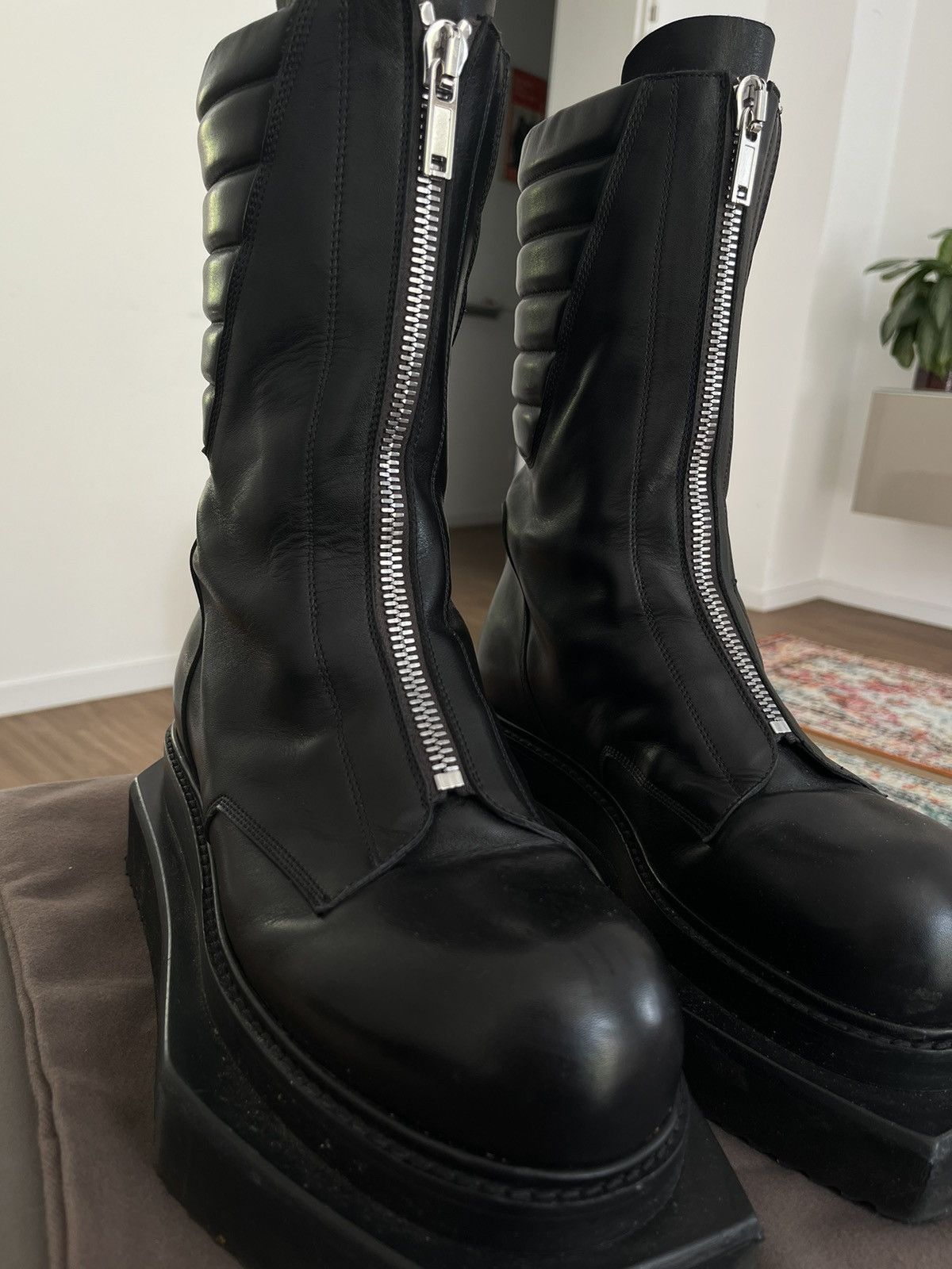 Rick Owens Rick Owens Moto Turbo Cyclops Boots Size US 8 / EU 41 - 3 Thumbnail