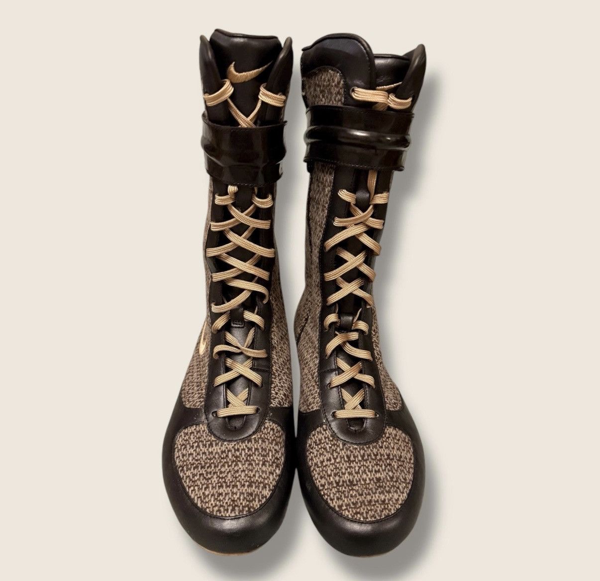 Nike NIKE Iconic Vintage Ultra Rare Boxing Boots Tweed Gorpcore Size US 7 / IT 37 - 8 Thumbnail