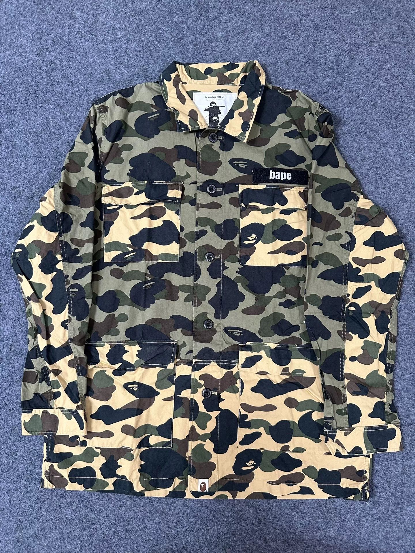 Bape Bape Multi Space Shirt Casual Short Sleeve Size US XXL / EU 58 / 5 - 1 Thumbnail