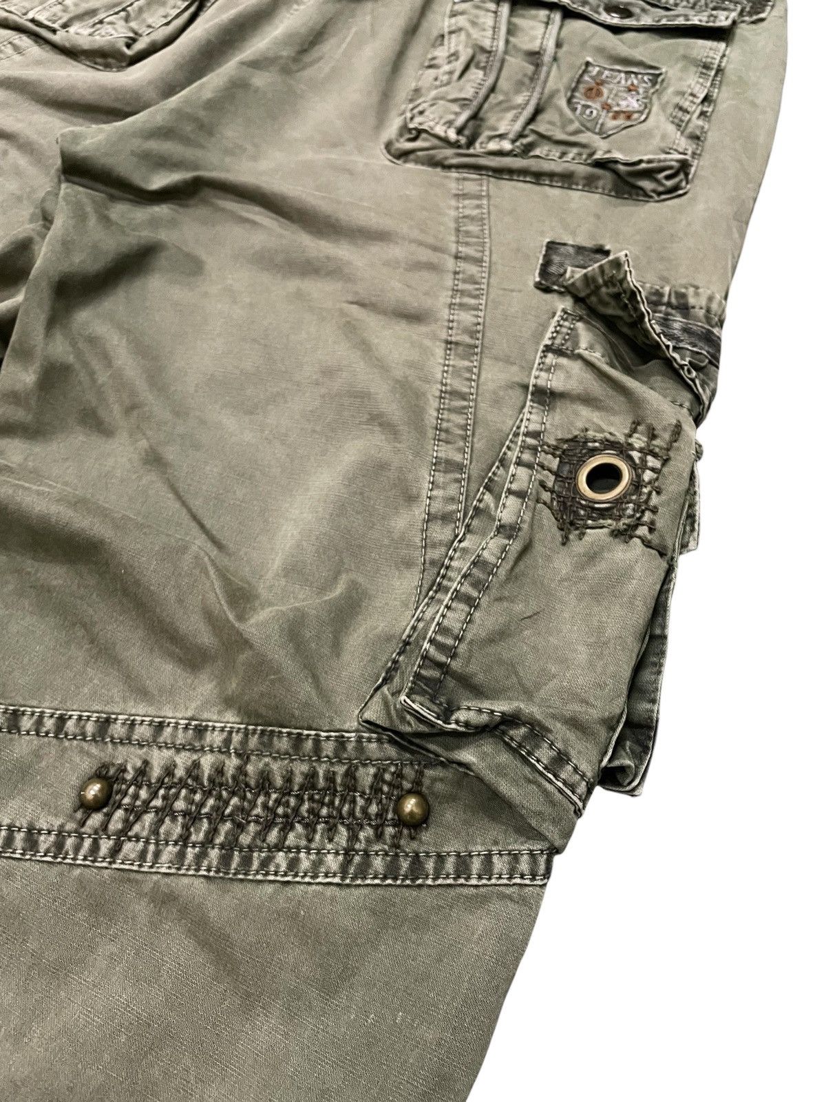 Le Grande Bleu (L.G.B.) × Tete Homme Bapai Japan Multi Pocket Bondage Baggy Cargo Pants Size US 34 / EU 50 - 18 Thumbnail