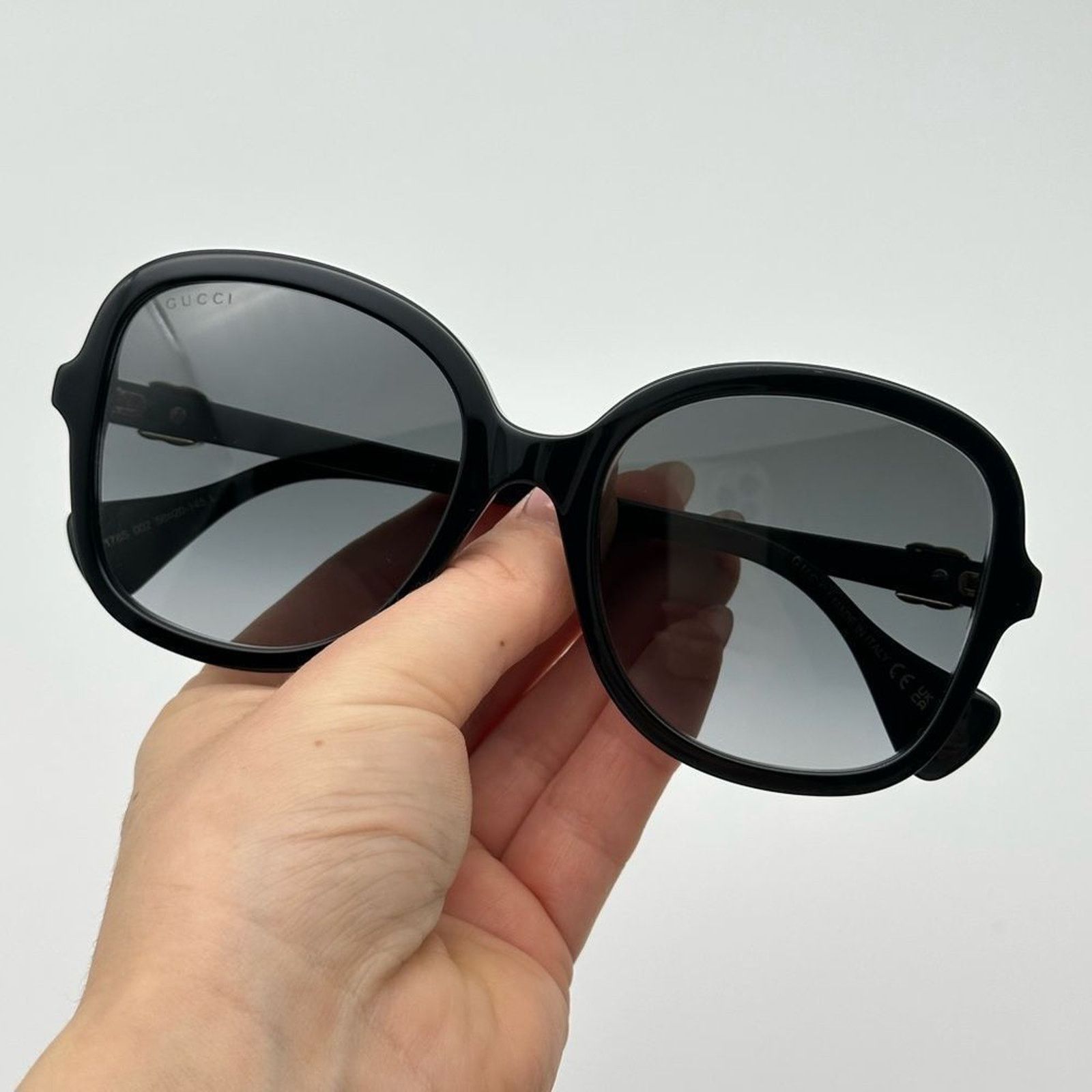 Gucci BRAND NEW GUCCI GG1178S 002 Black/Grey Women Sunglasses Size ONE SIZE - 8 Thumbnail