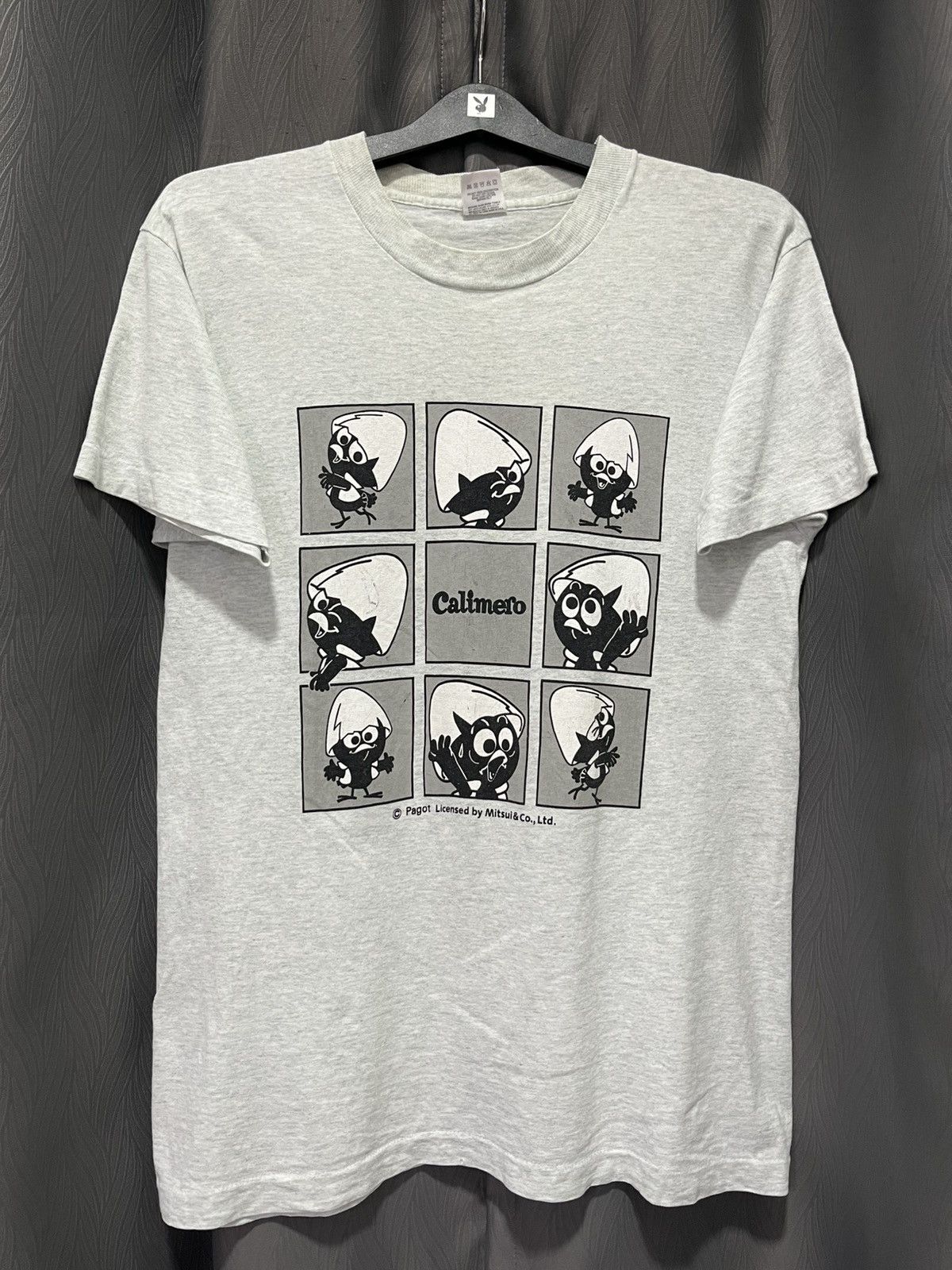 Anime × Fruit Of The Loom Vintage Calimero Anime Tv Series by Pagot T.Shirt 90s Size US M / EU 48-50 / 2 - 1 Thumbnail